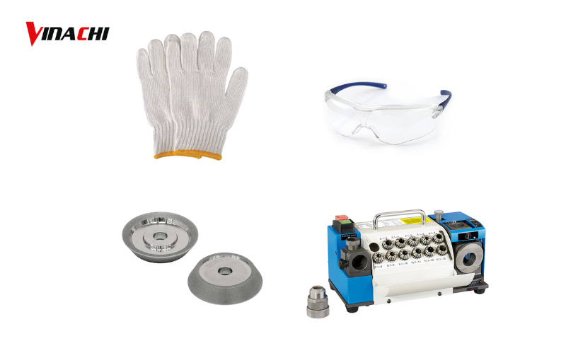 Một số dụng cụ cần chuẩn bị để mài mũi khoan