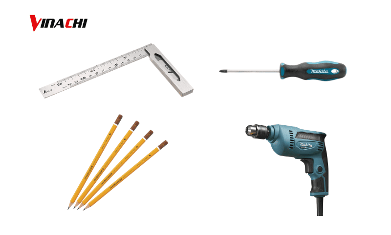 Một số dụng cụ cần chuẩn bị khi tháo lắp khoá cửa