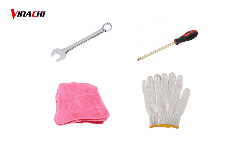 Một số dụng cụ cần chuẩn bị để sửa tay nâng
