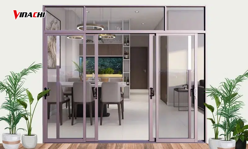 Chất liệu ảnh hưởng đến kích thước cửa