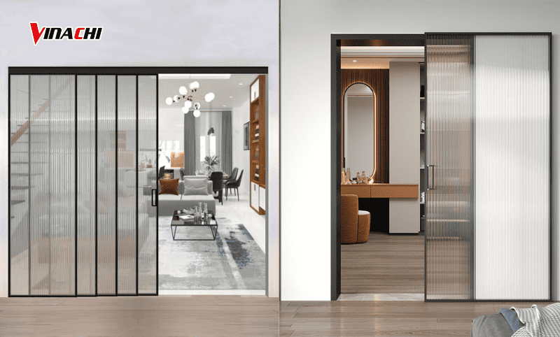 Cửa lùa cách âm, cách nhiệt tốt