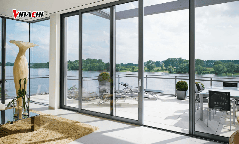 Cửa lùa nhôm kính