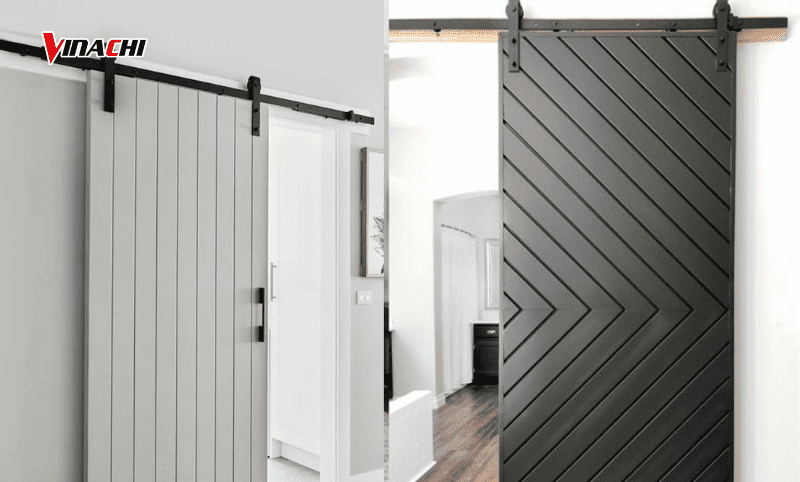 Cửa lùa làm bằng chất liệu nhựa