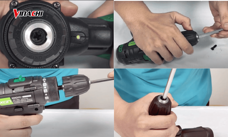 Hướng dẫn một số bước cơ bản để tháo và thay đầu kẹp mũi khoan không khóa Autolock