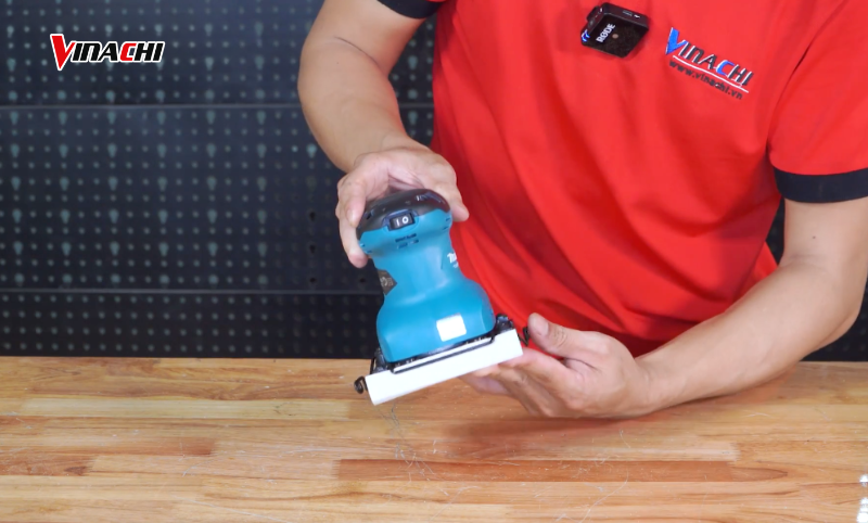 Lắp giấy nhám phù hợp