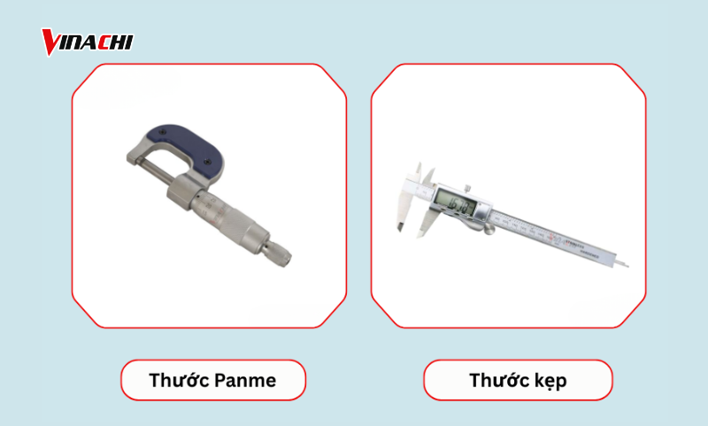 So sánh thước kẹp và thước Panme để lựa chọn được loại thước phù hợp