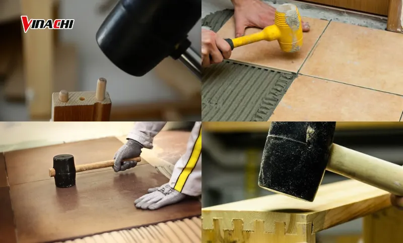 Búa cao su dùng để làm gì?