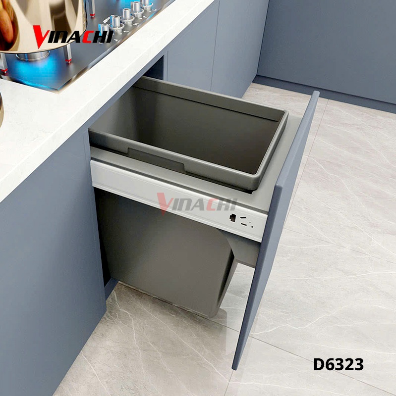 D6323 - Thùng rác liền cánh tủ bếp Duraval D6323-1.png