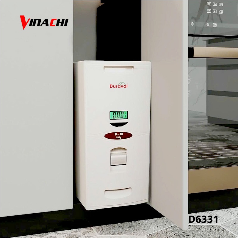 D6331 - Thùng gạo đo điện tử Duraval D6331.png
