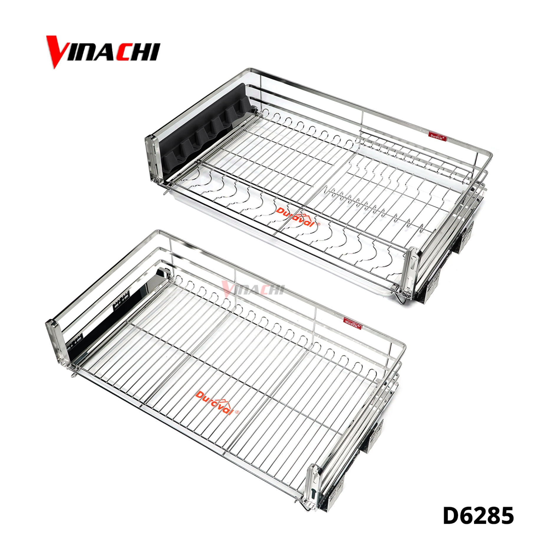 D6285 - Bộ 2 giá bát đĩa xoong nồi inox 304 Duraval D6285.jpg