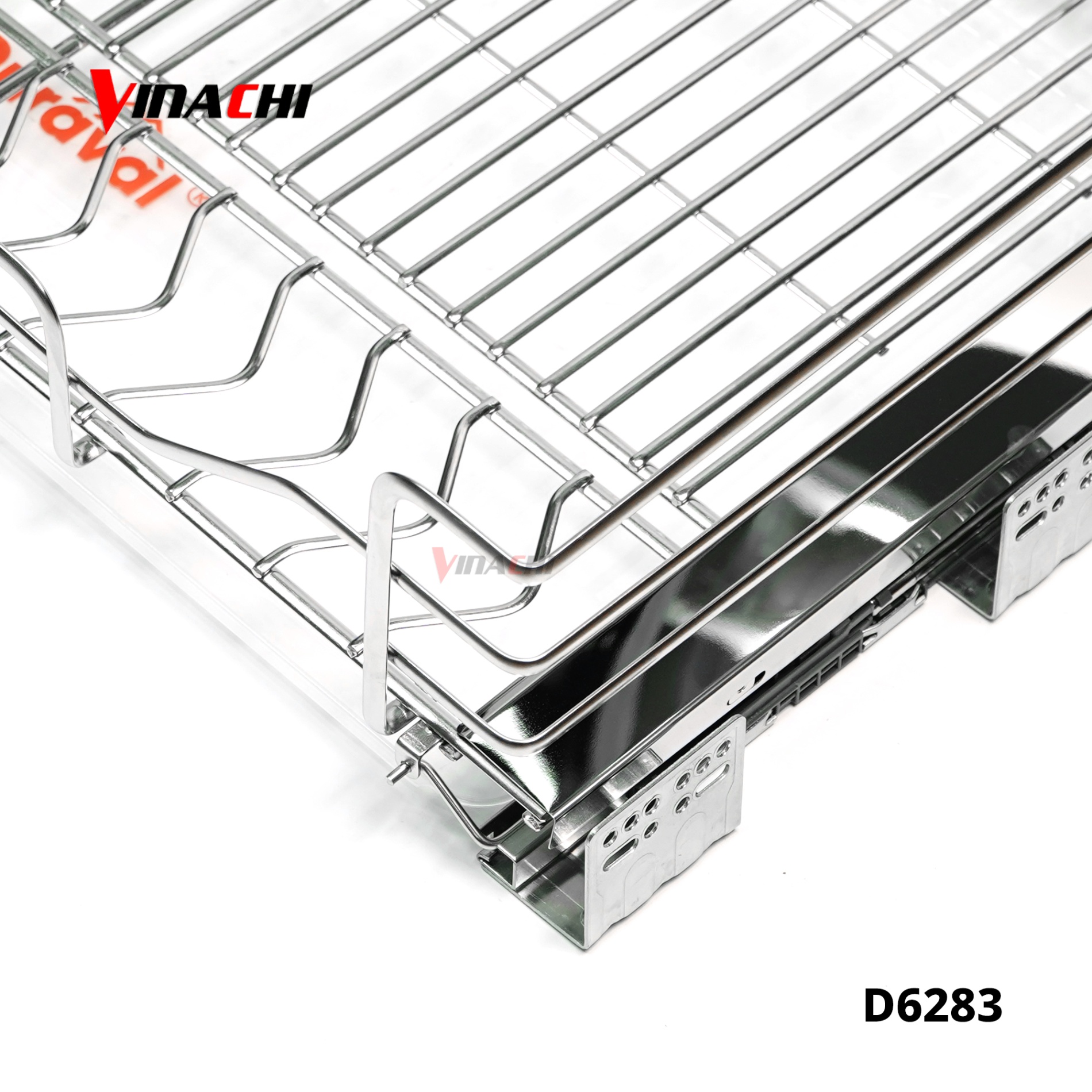 D6283 - Giá bát đĩa đa năng nan ovan inox 304 Duraval D6283.jpg