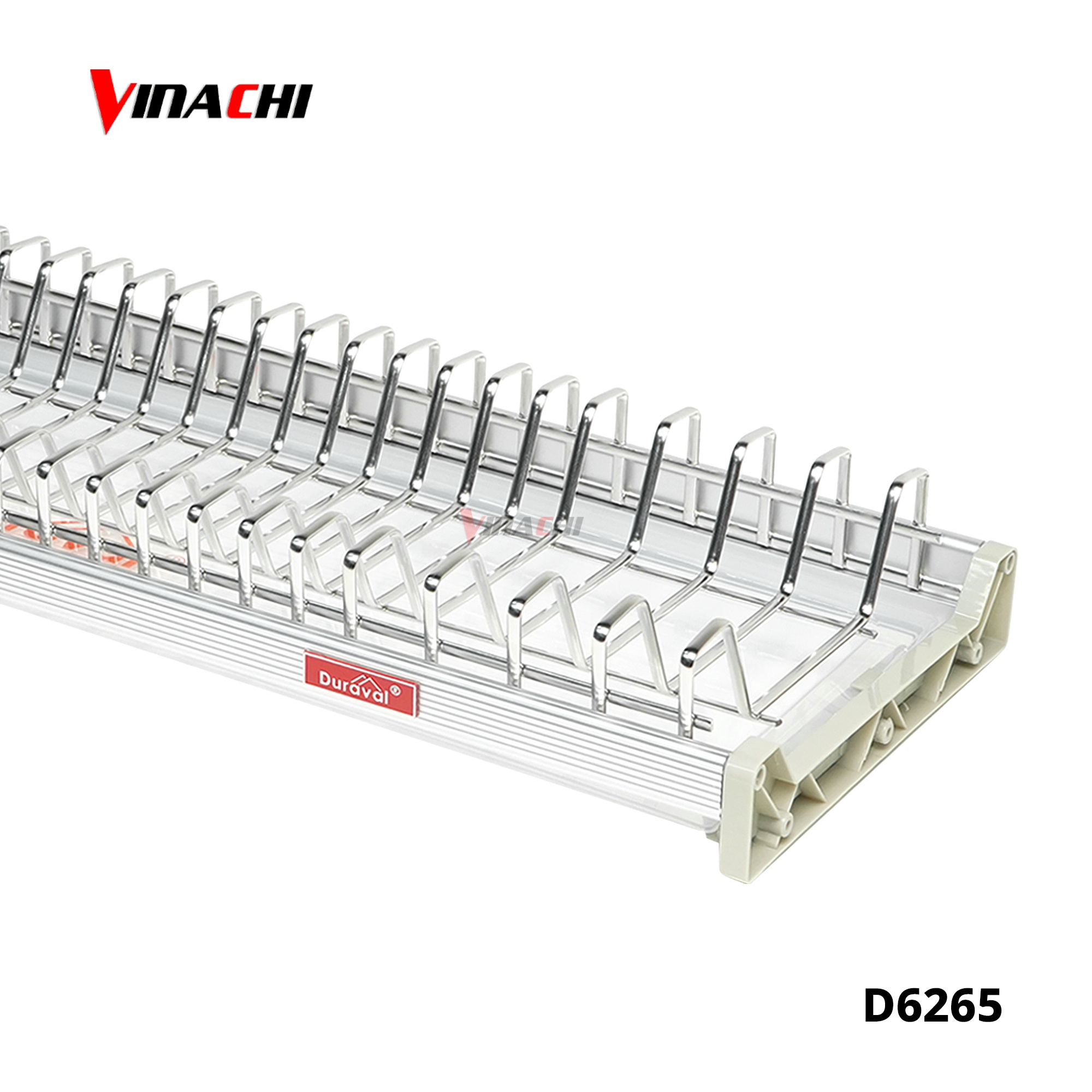 D6265 - Bộ 2 giá bát cố định nan ovan inox 304 Duraval D6265.jpg