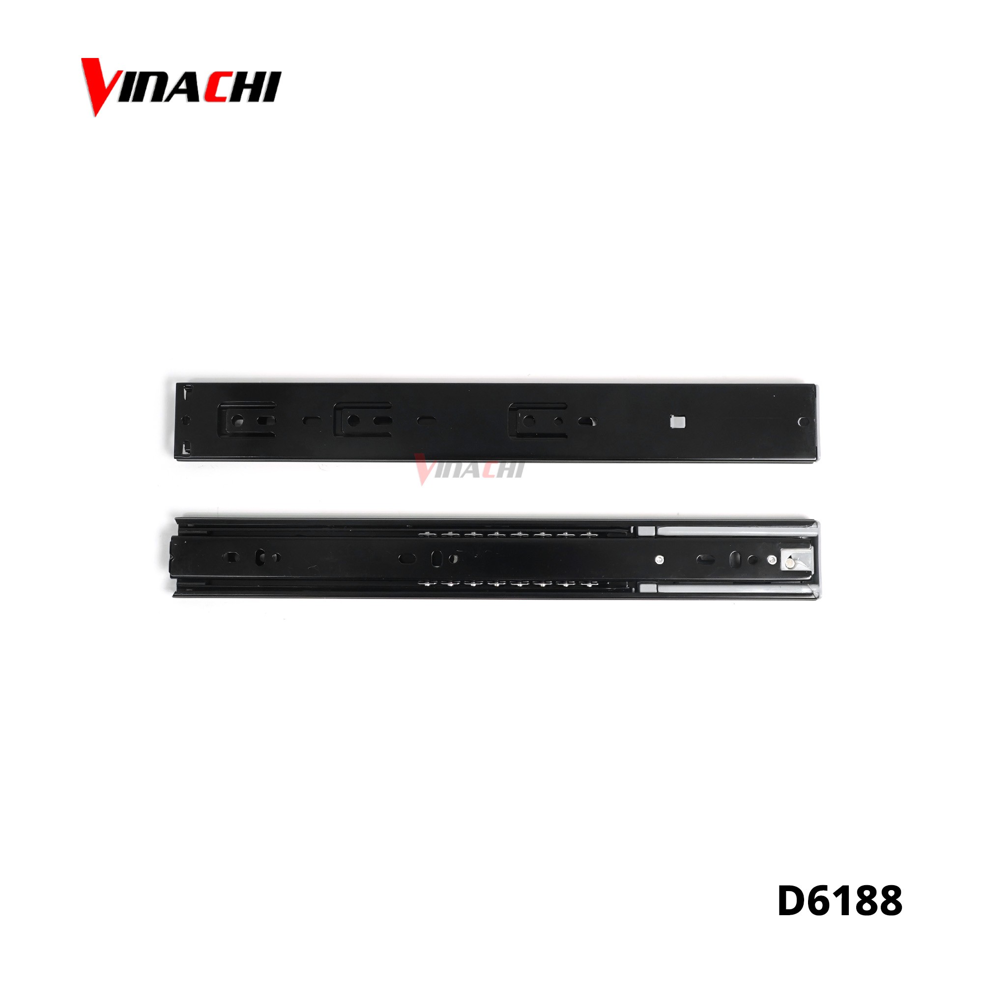 D6188 - Ray bi 3 tầng giảm chấn Duraval đen 45mm D6188.jpg