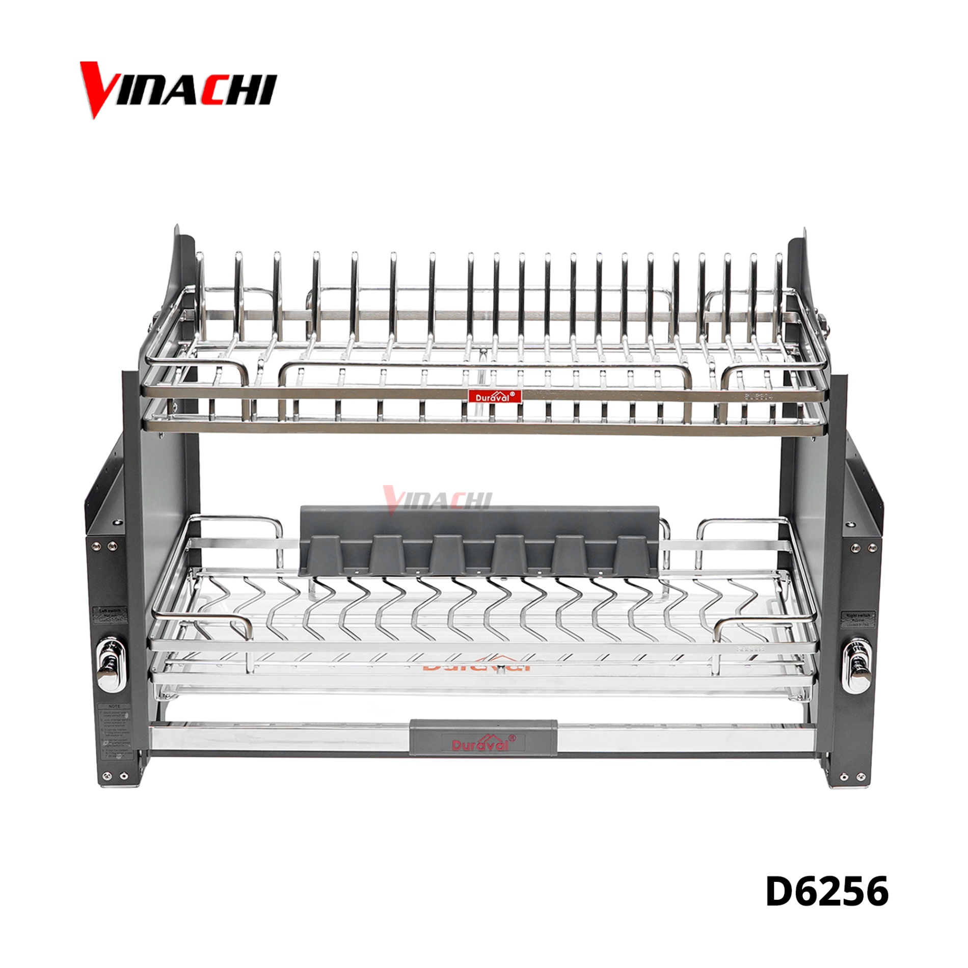 D6256 - Giá bát nâng hạ nan ovan inox 304 Duraval D6256.jpg