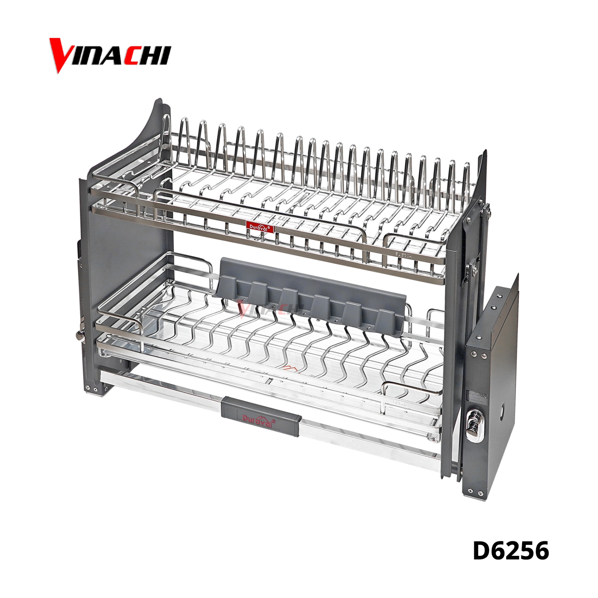 D6256 - Giá bát nâng hạ nan ovan inox 304 Duraval D6256.jpg