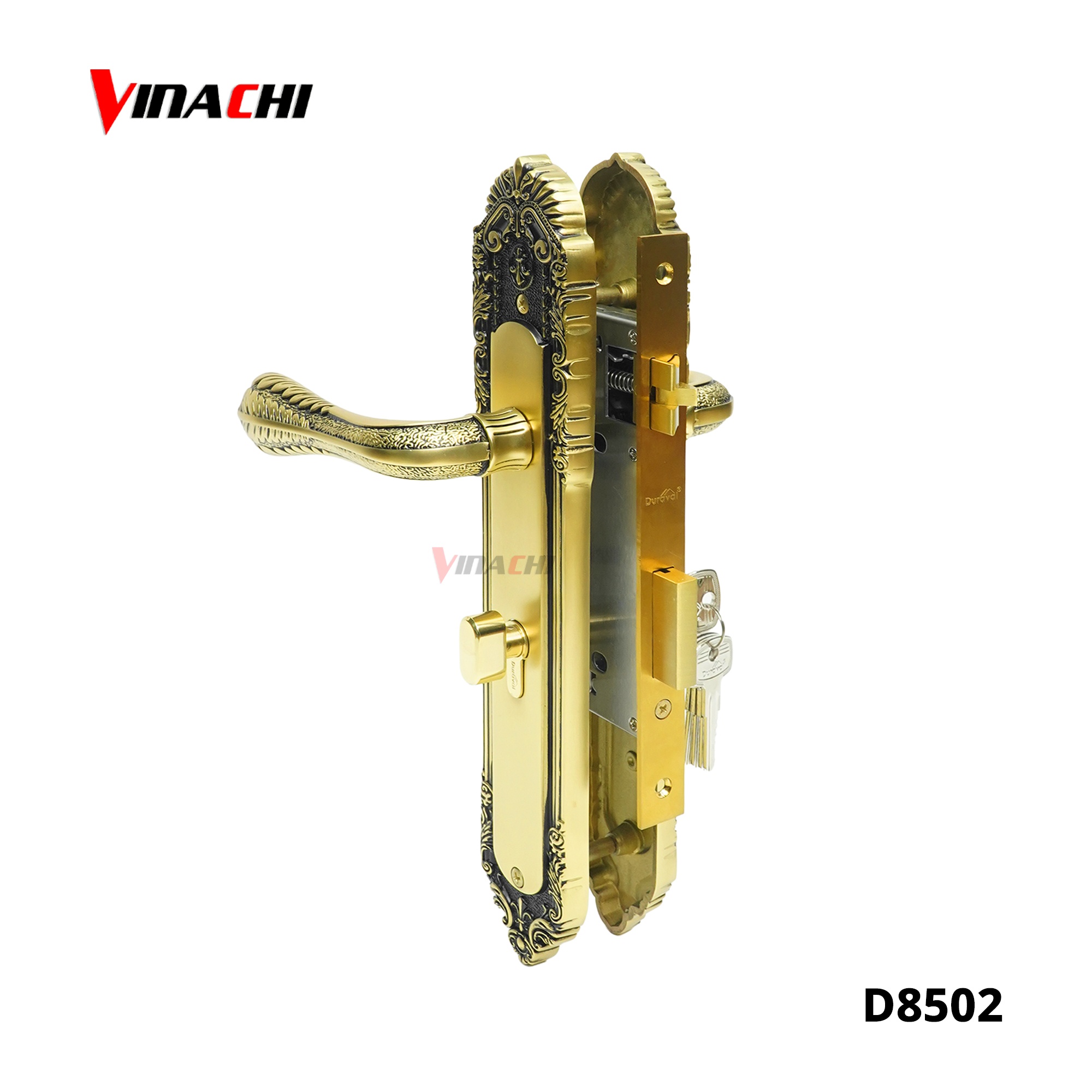 D8502 - Khoá tay gạt Đồng Duraval D8502.jpg