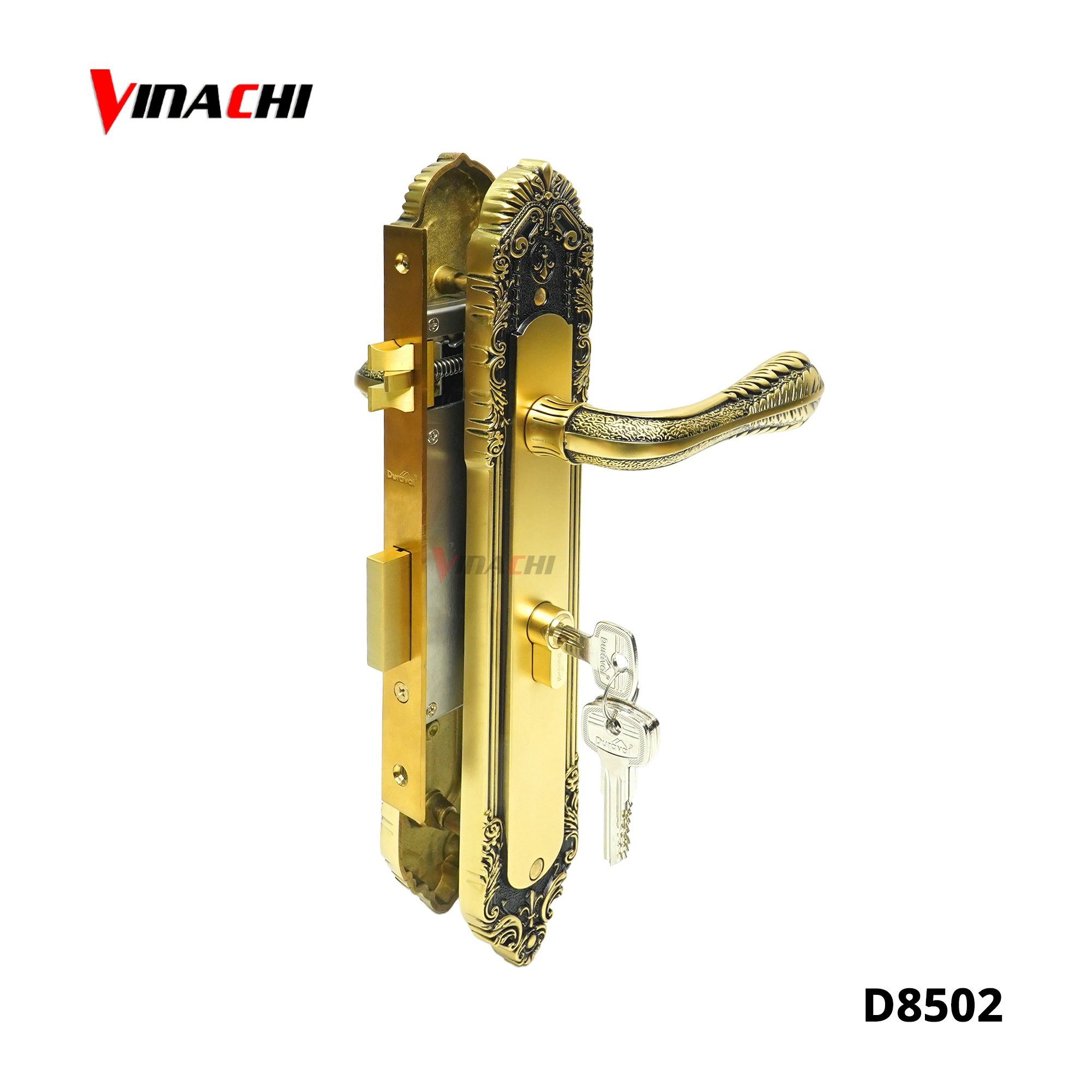 D8502 - Khoá tay gạt Đồng Duraval D8502.jpg