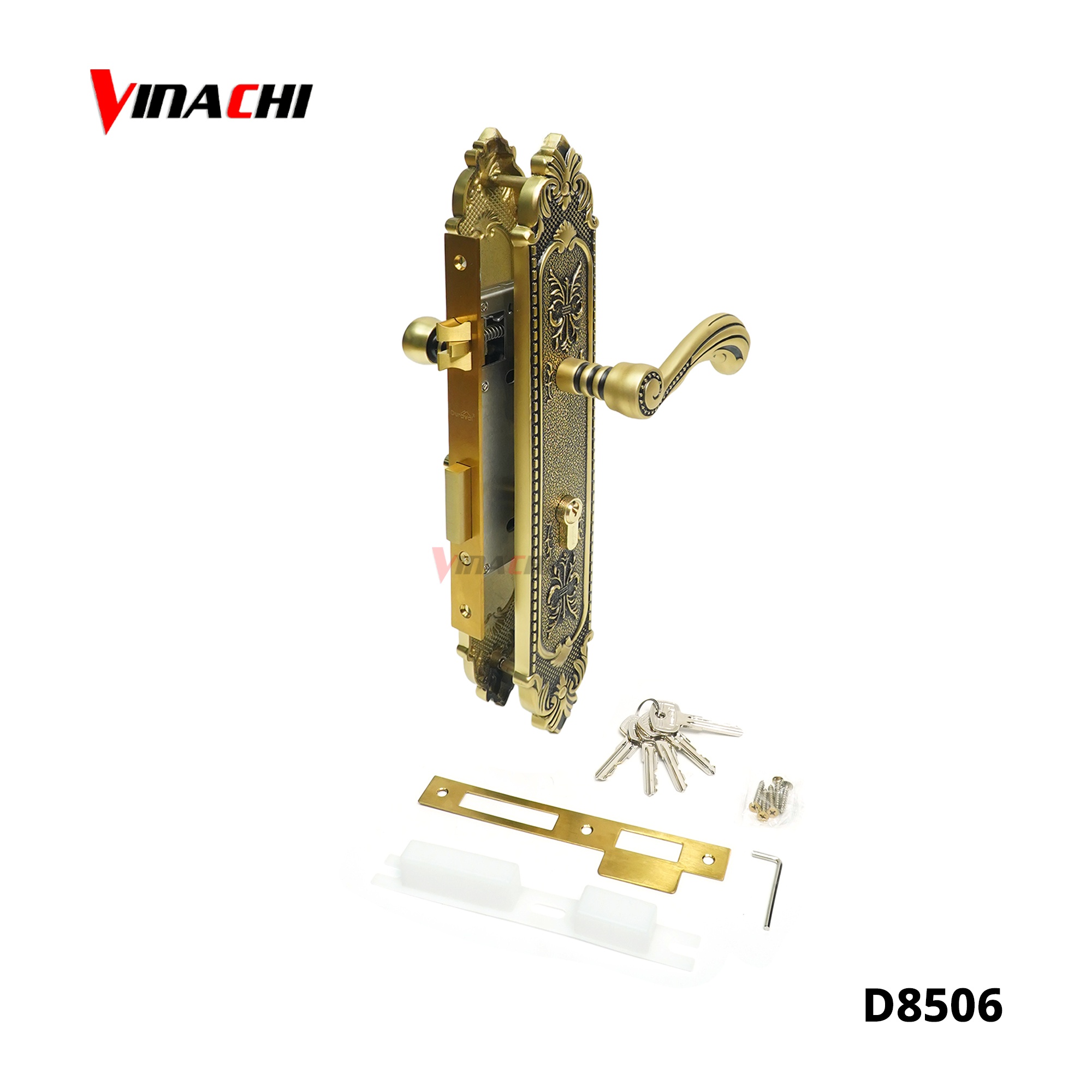 D8506 - Khoá tay gạt Đồng Duraval D8506.jpg