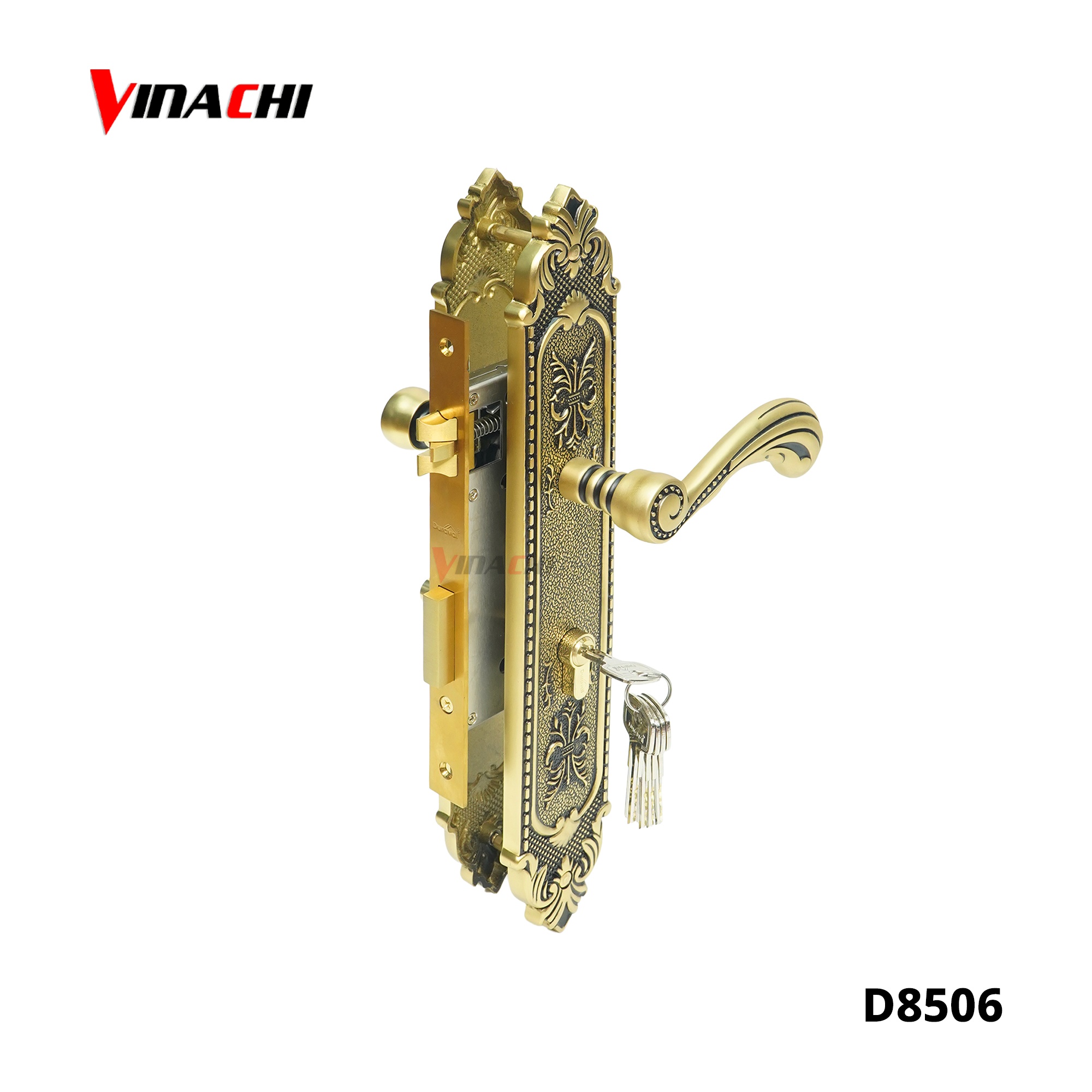 D8506 - Khoá tay gạt Đồng Duraval D8506.jpg