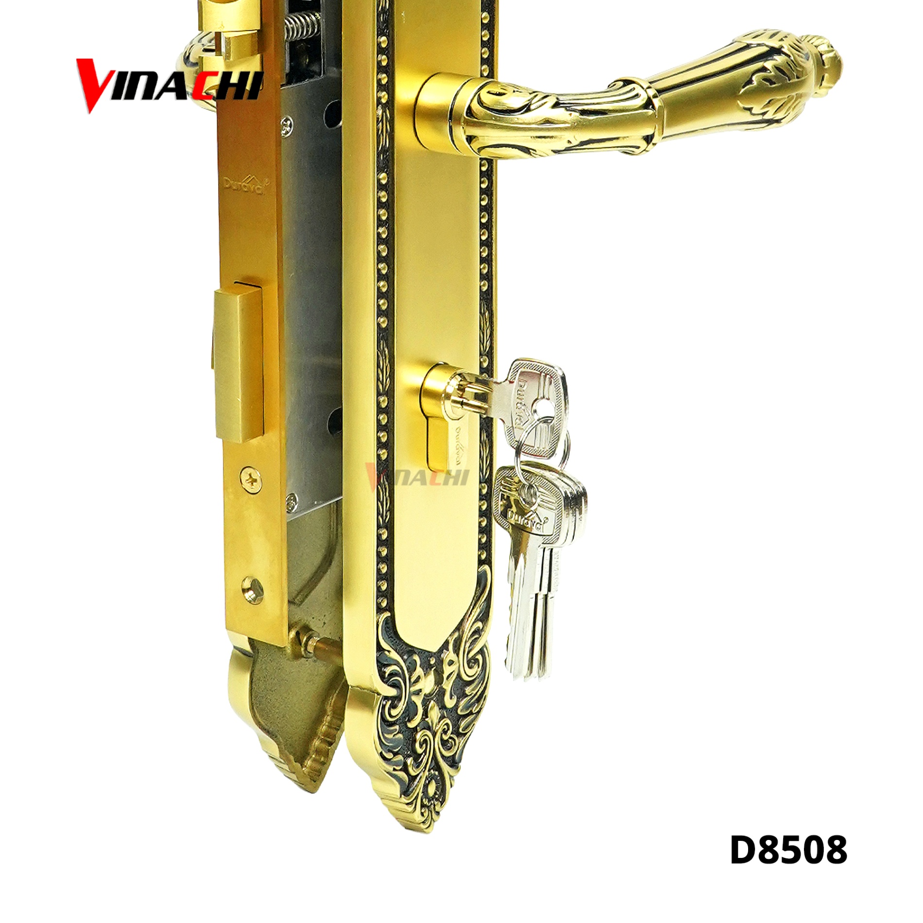 D8508 - Khoá tay gạt Đồng Duraval D8508.jpg