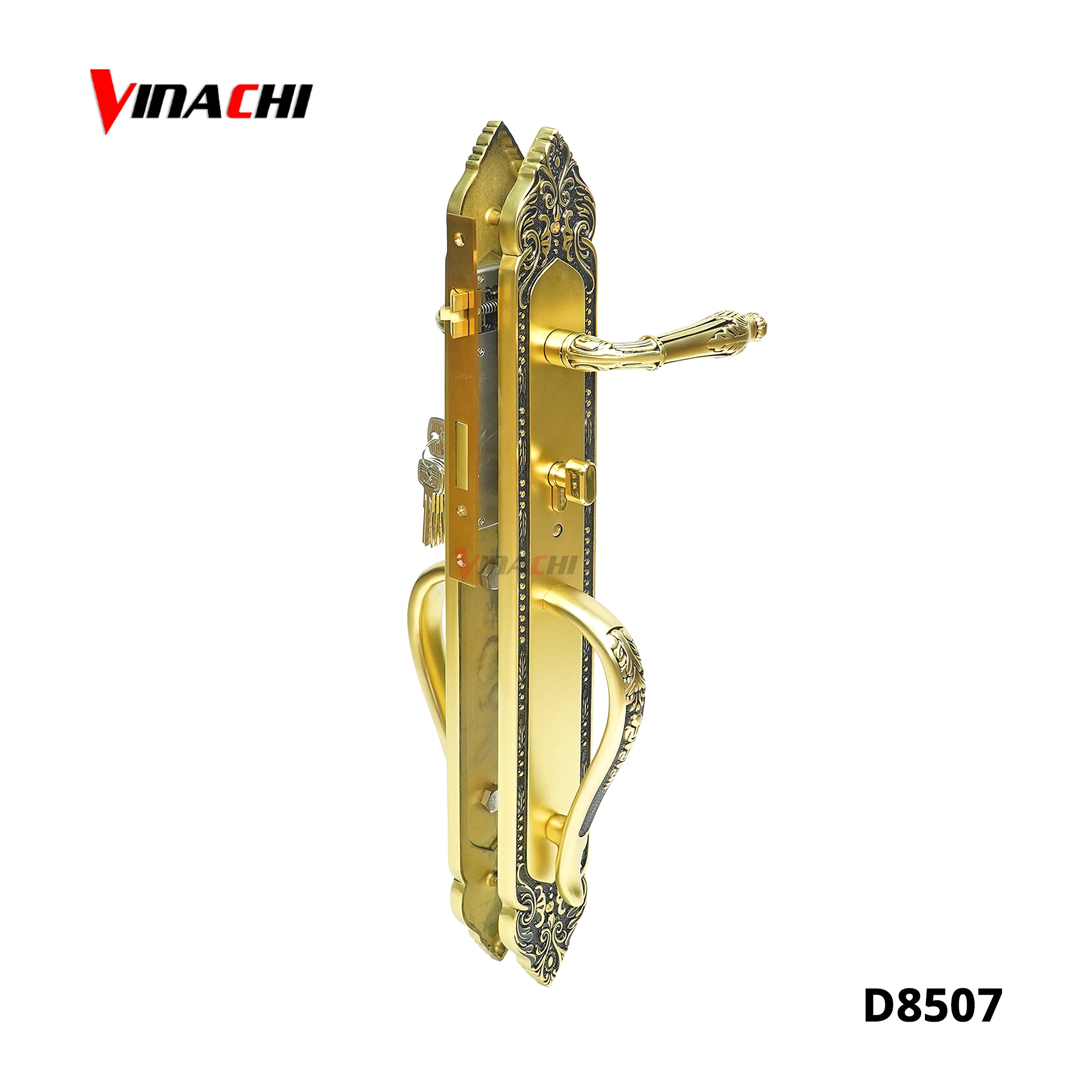 D8507 - Khoá tay gạt Đồng Duraval D8507.jpg