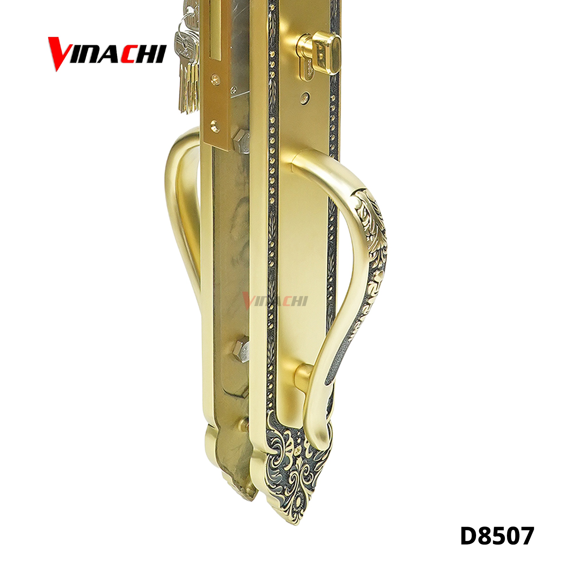 D8507 - Khoá tay gạt Đồng Duraval D8507.jpg