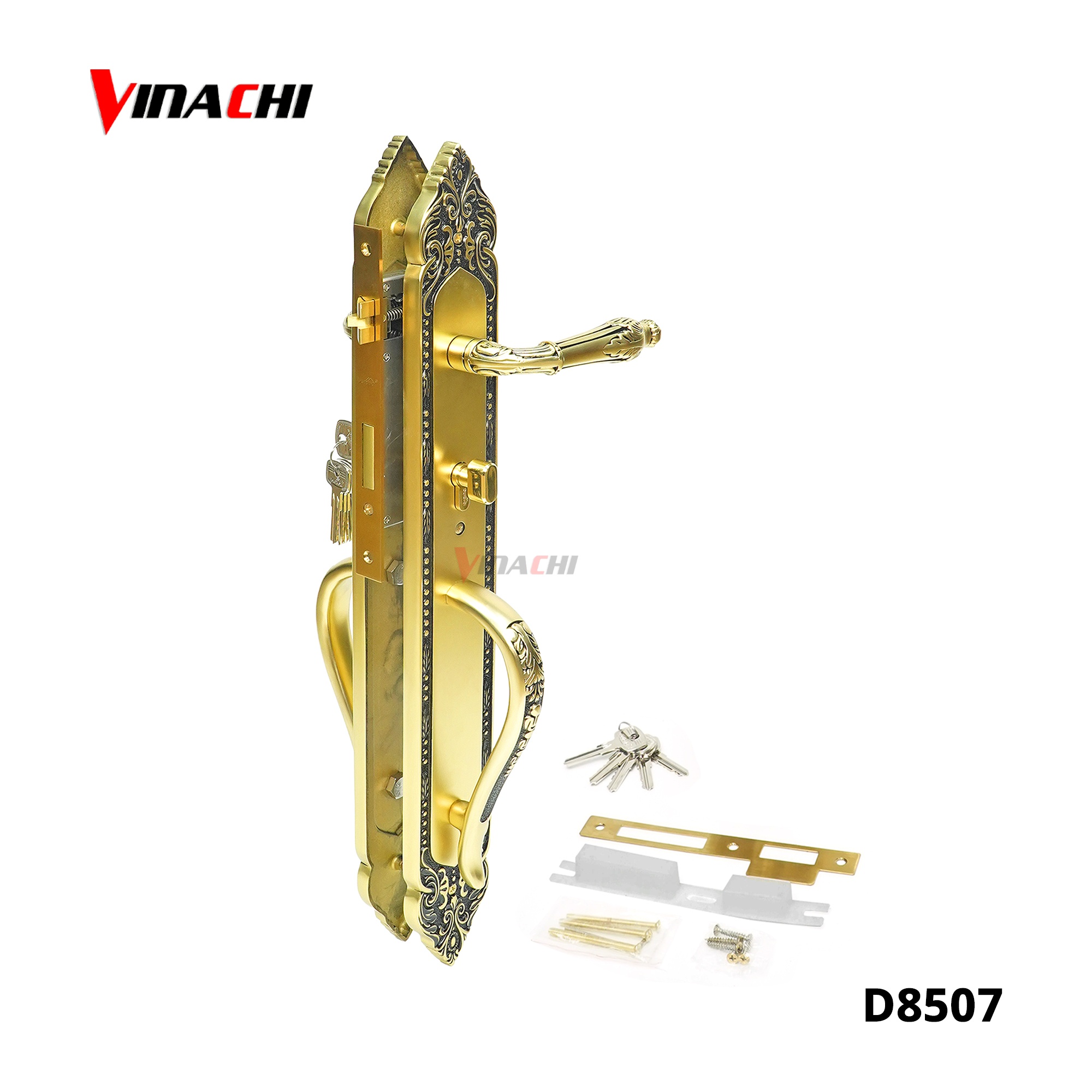 D8507 - Khoá tay gạt Đồng Duraval D8507.jpg