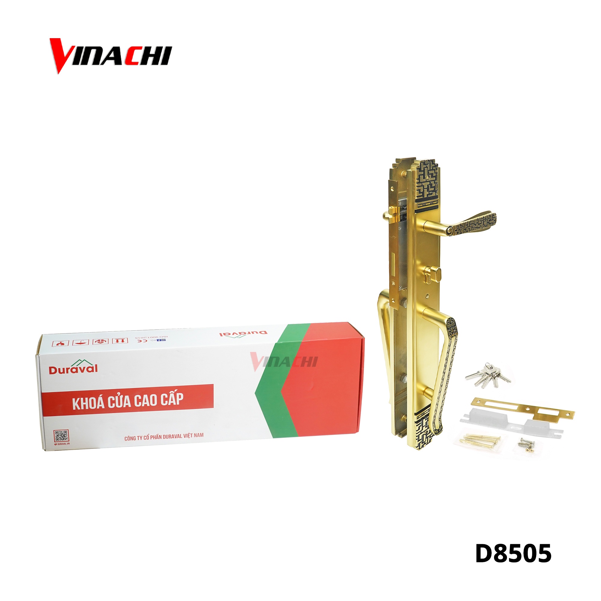 D8505 - Khoá tay gạt Đồng Duraval D8505.jpg
