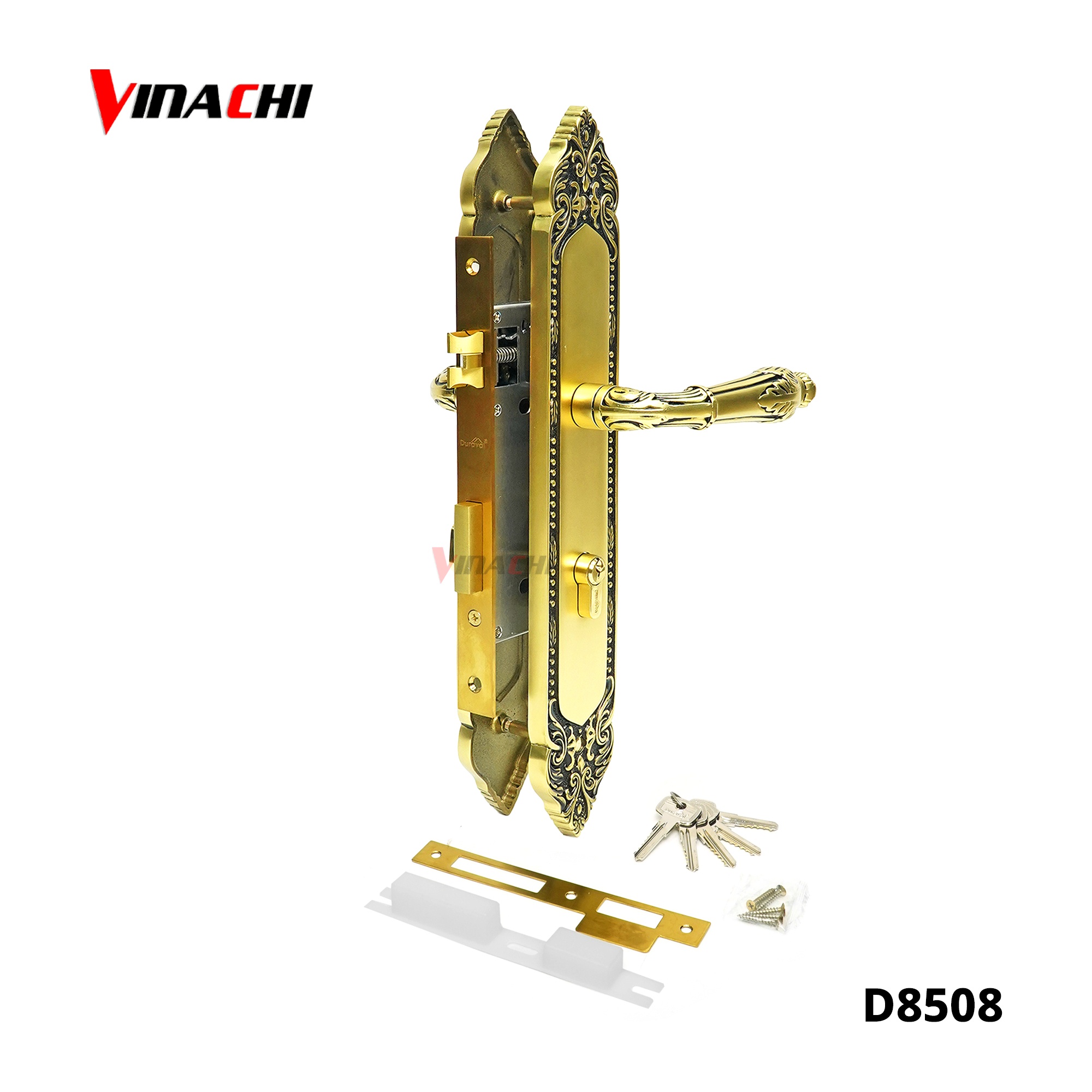 D8508 - Khoá tay gạt Đồng Duraval D8508.jpg