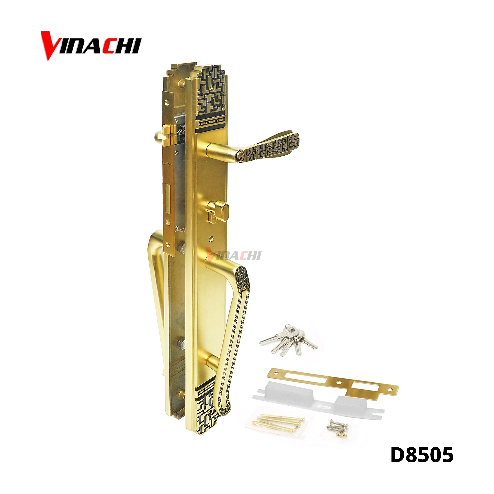 D8505 - Khoá tay gạt Đồng Duraval D8505.jpg