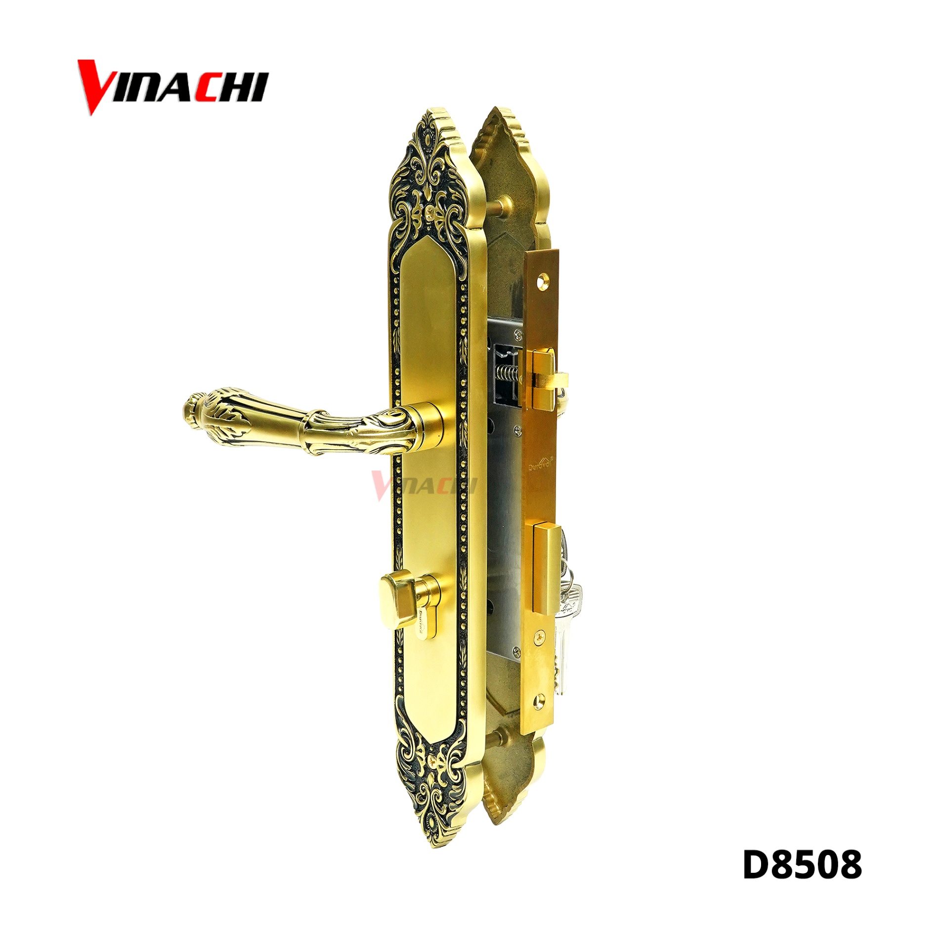 D8508 - Khoá tay gạt Đồng Duraval D8508.jpg