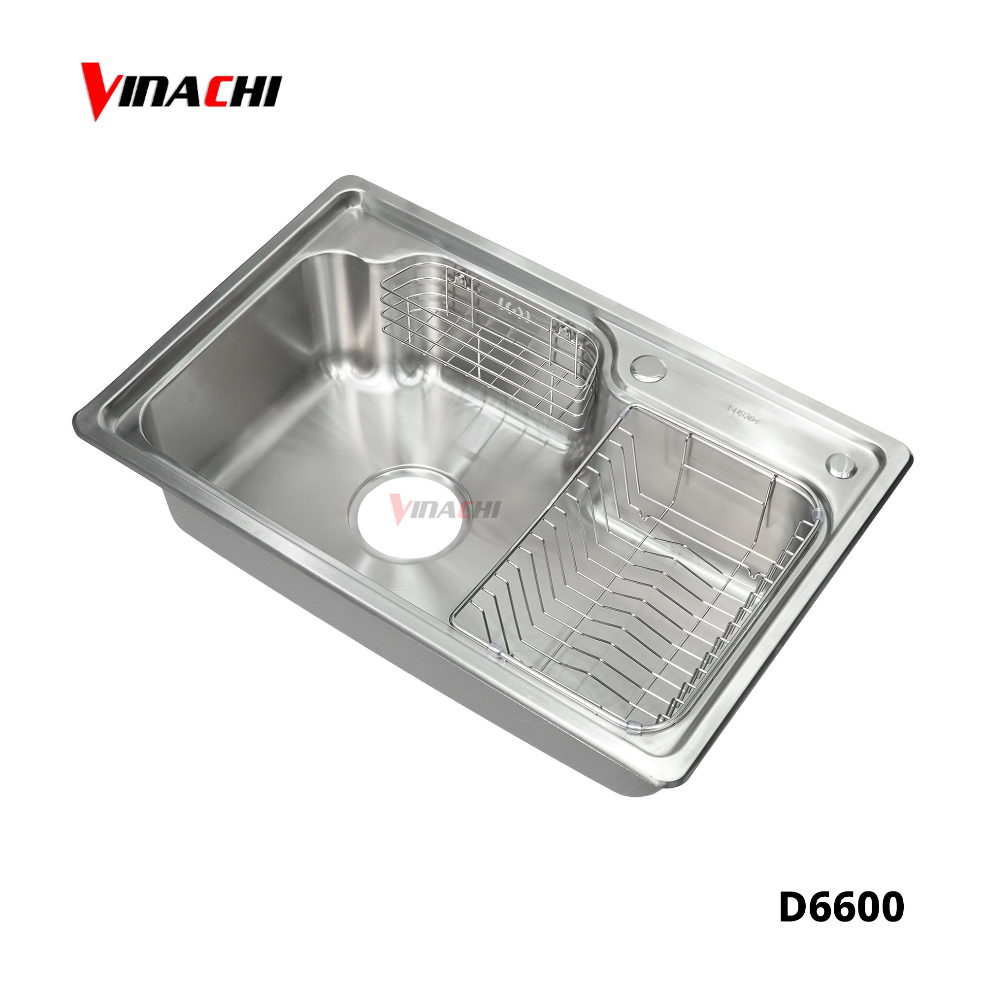 D6600 - Chậu rửa 1 hố inox 304 Duraval D6600.jpg