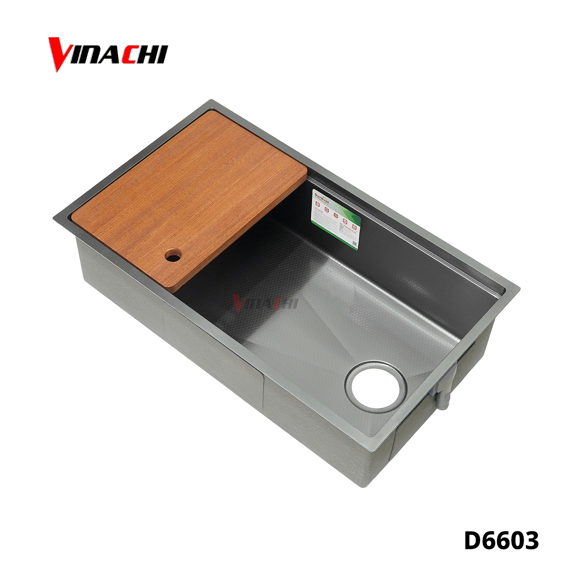 D6603 - Chậu rửa 1 hố inox 304 Duraval D6603.jpg