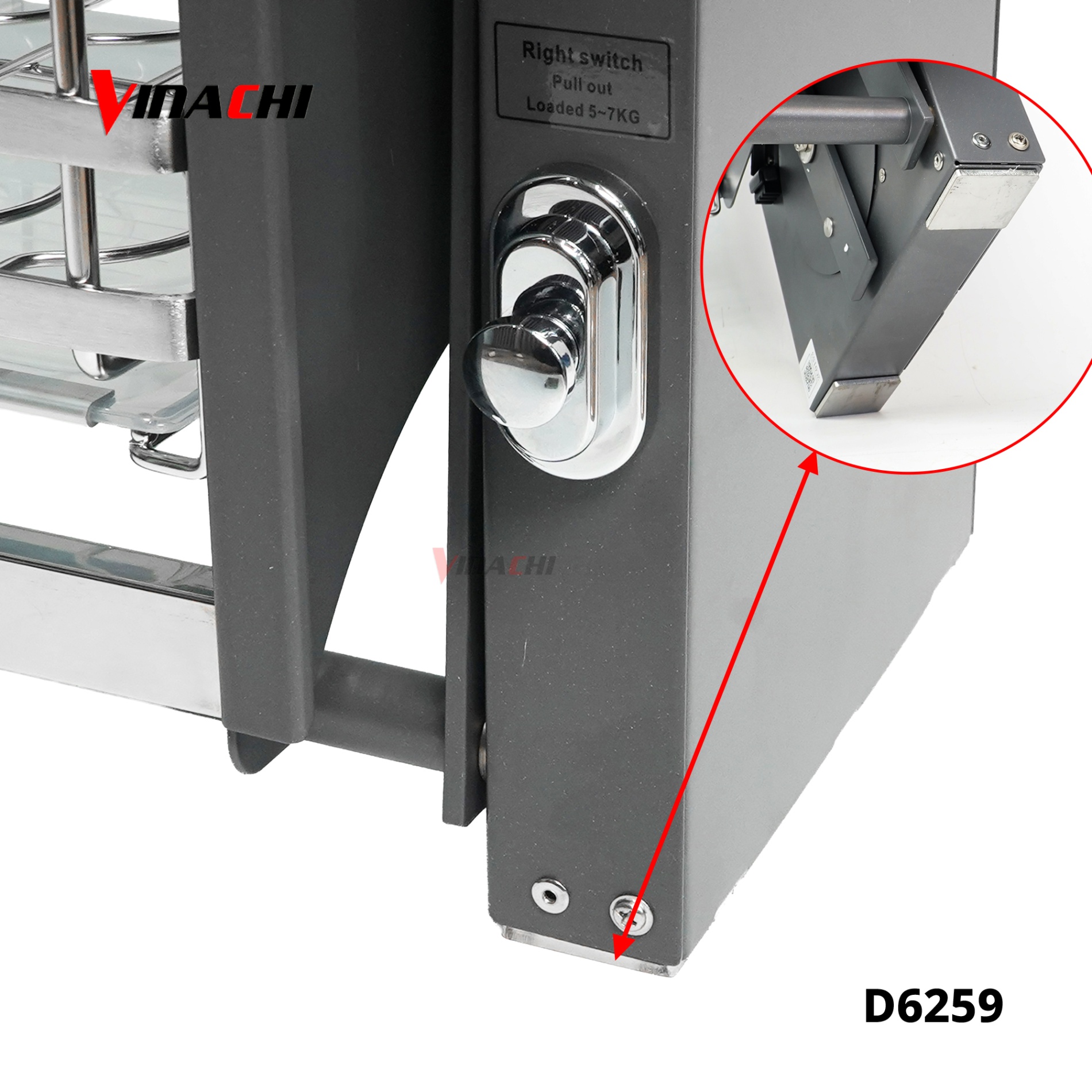 D6259 - Giá bát nâng hạ inox 304, Ống đũa Duraval D6259.jpg