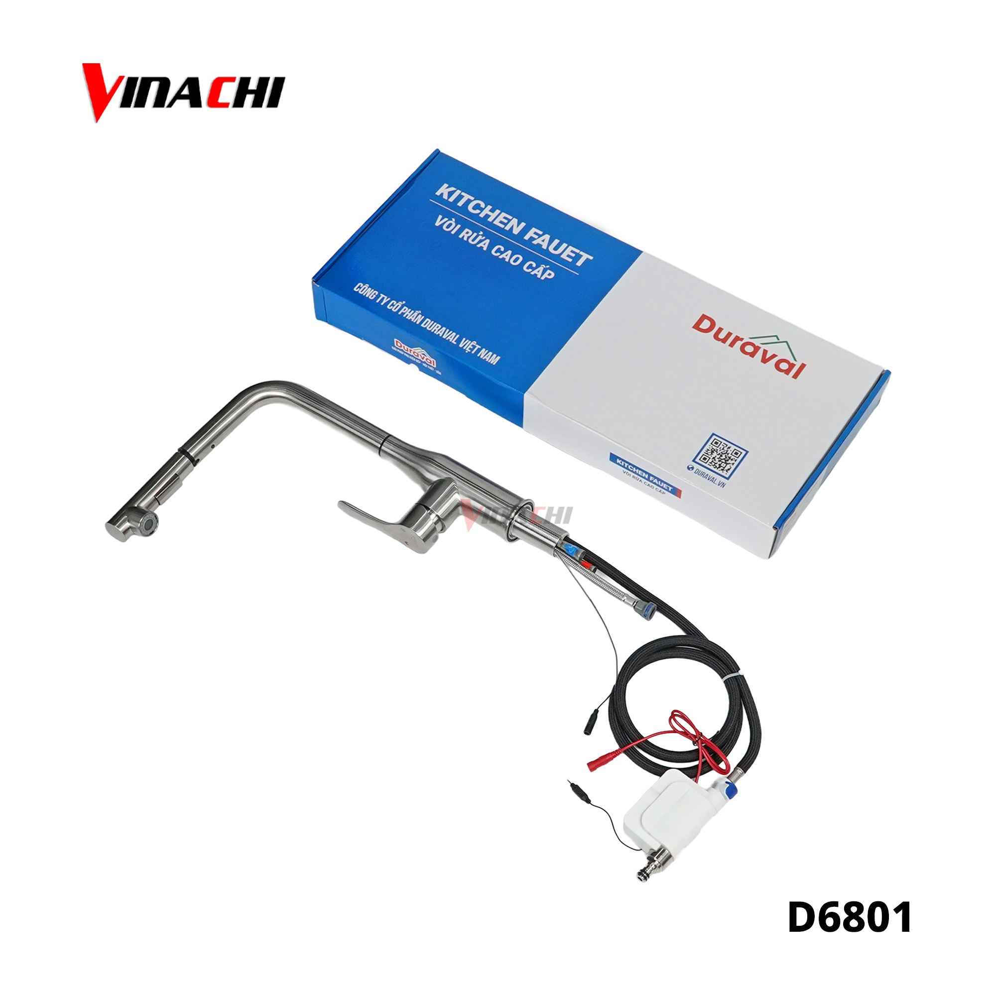 D6801 - Vòi rửa bát Inox 304 nóng lạnh Duraval D6801.jpg