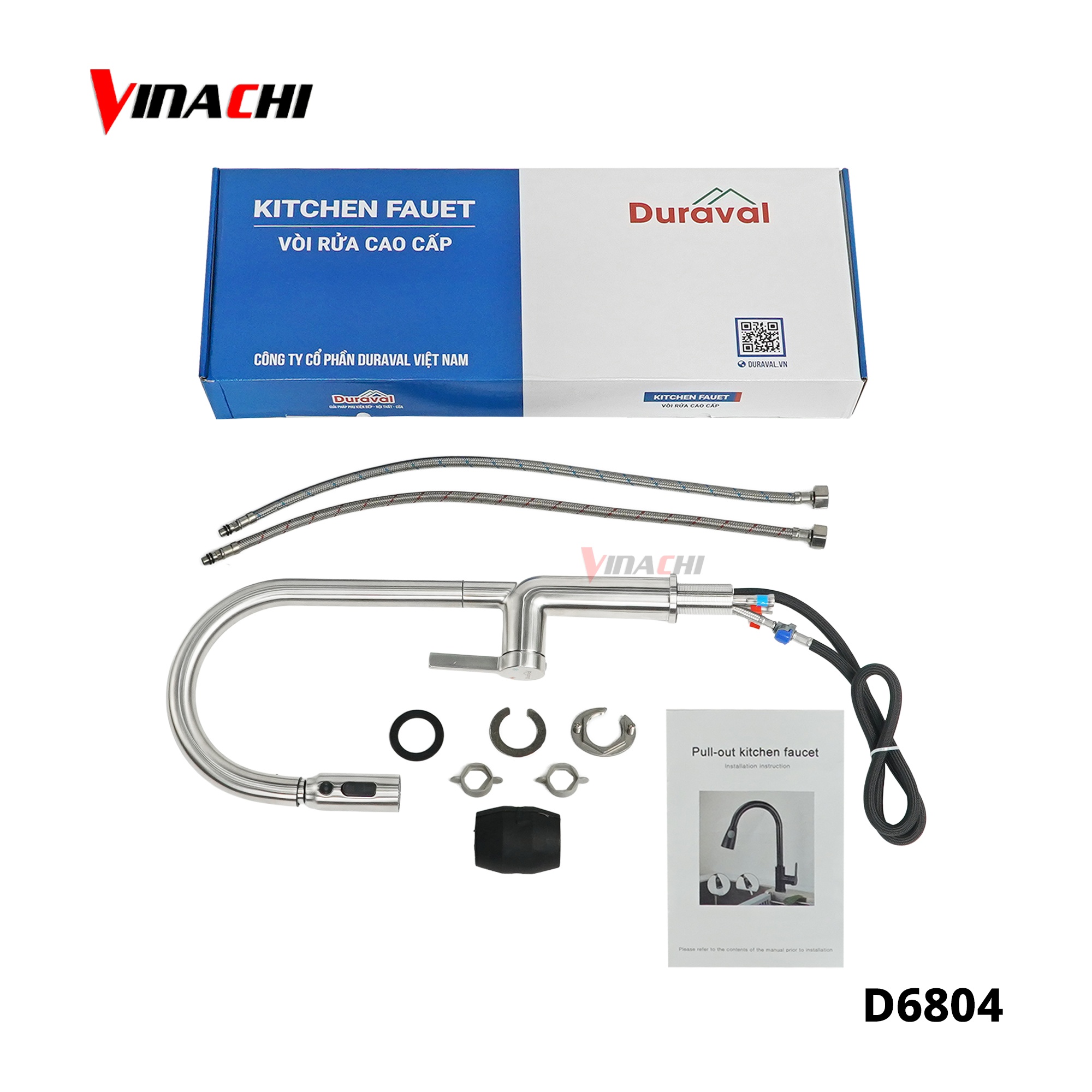 D6804 - Vòi rửa bát Inox 304 nóng lạnh Duraval D6804.jpg