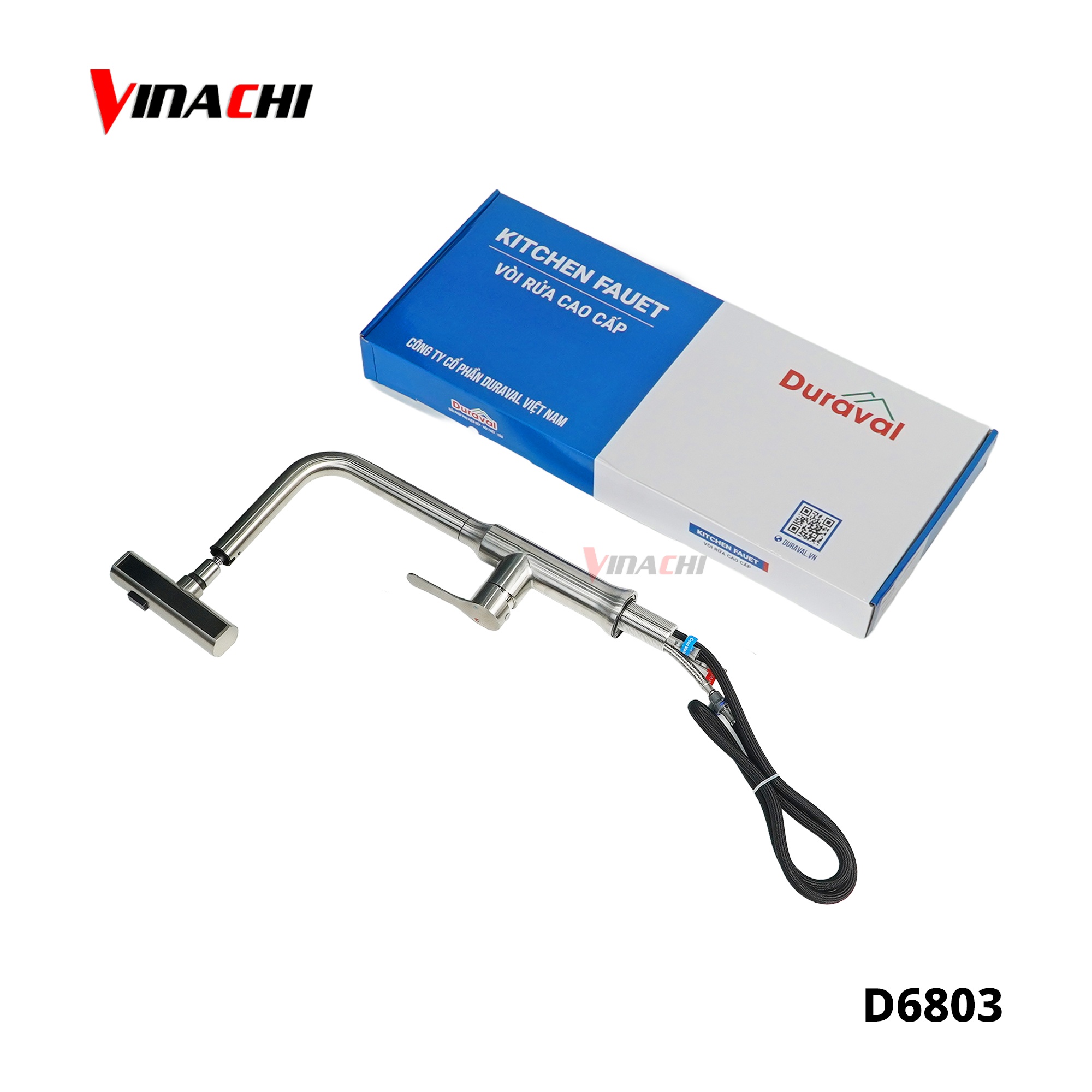 D6803 - Vòi rửa bát Inox 304 nóng lạnh Duraval D6803.jpg