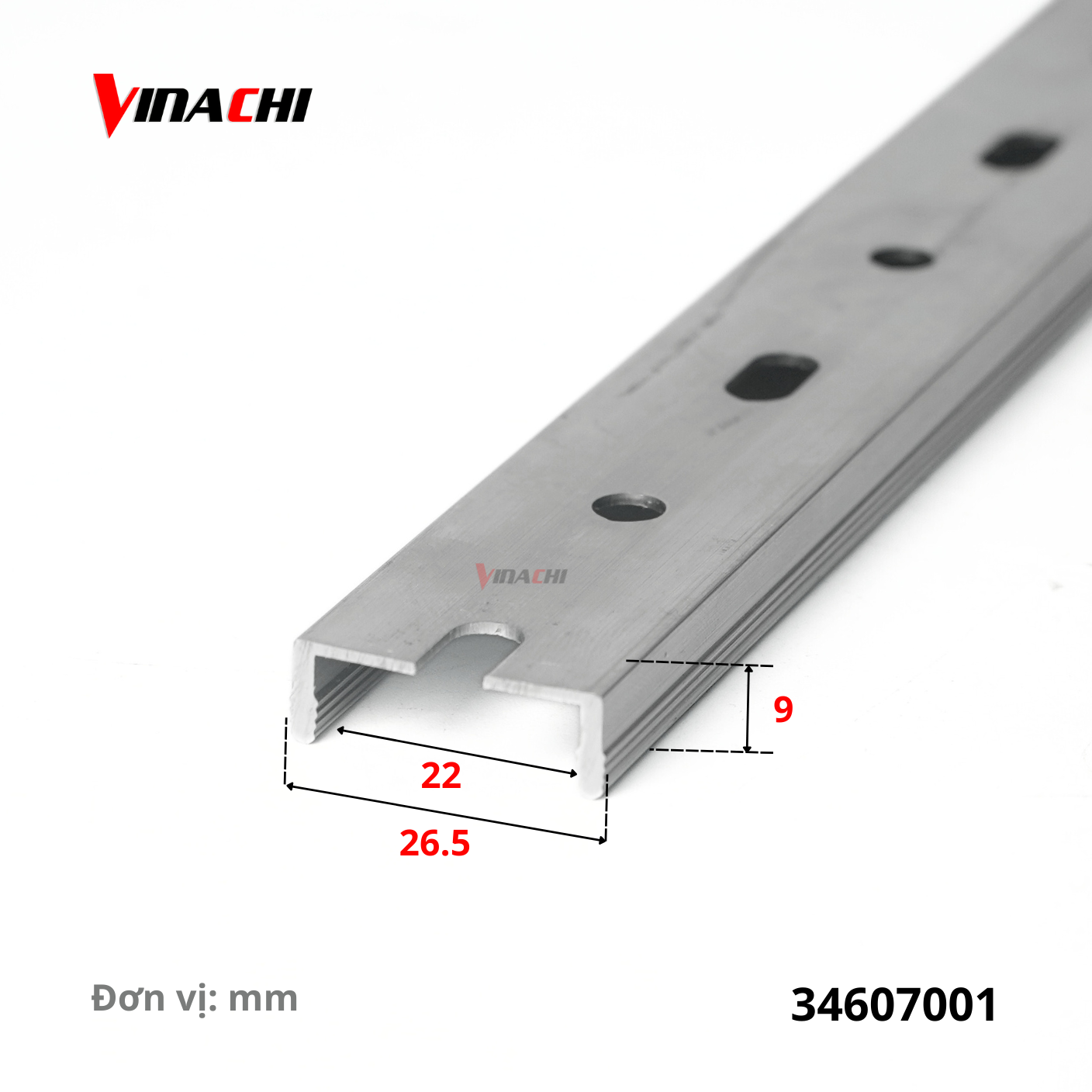 Thanh nhôm bắt ốp tường, nở nhựa