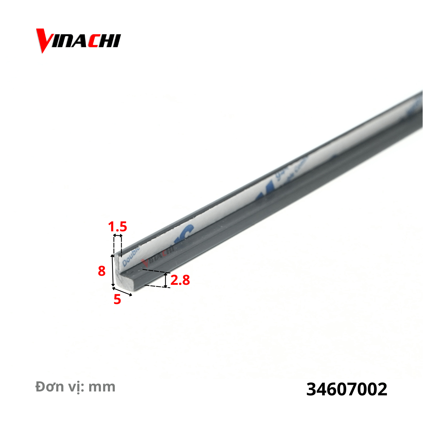 Thanh nhựa tạo khe hở