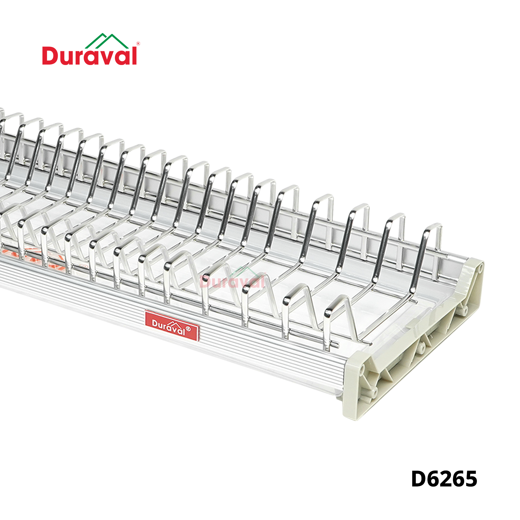 D6265 - Bộ 2 giá bát cố định nan ovan inox 304 Duraval D6265.jpg
