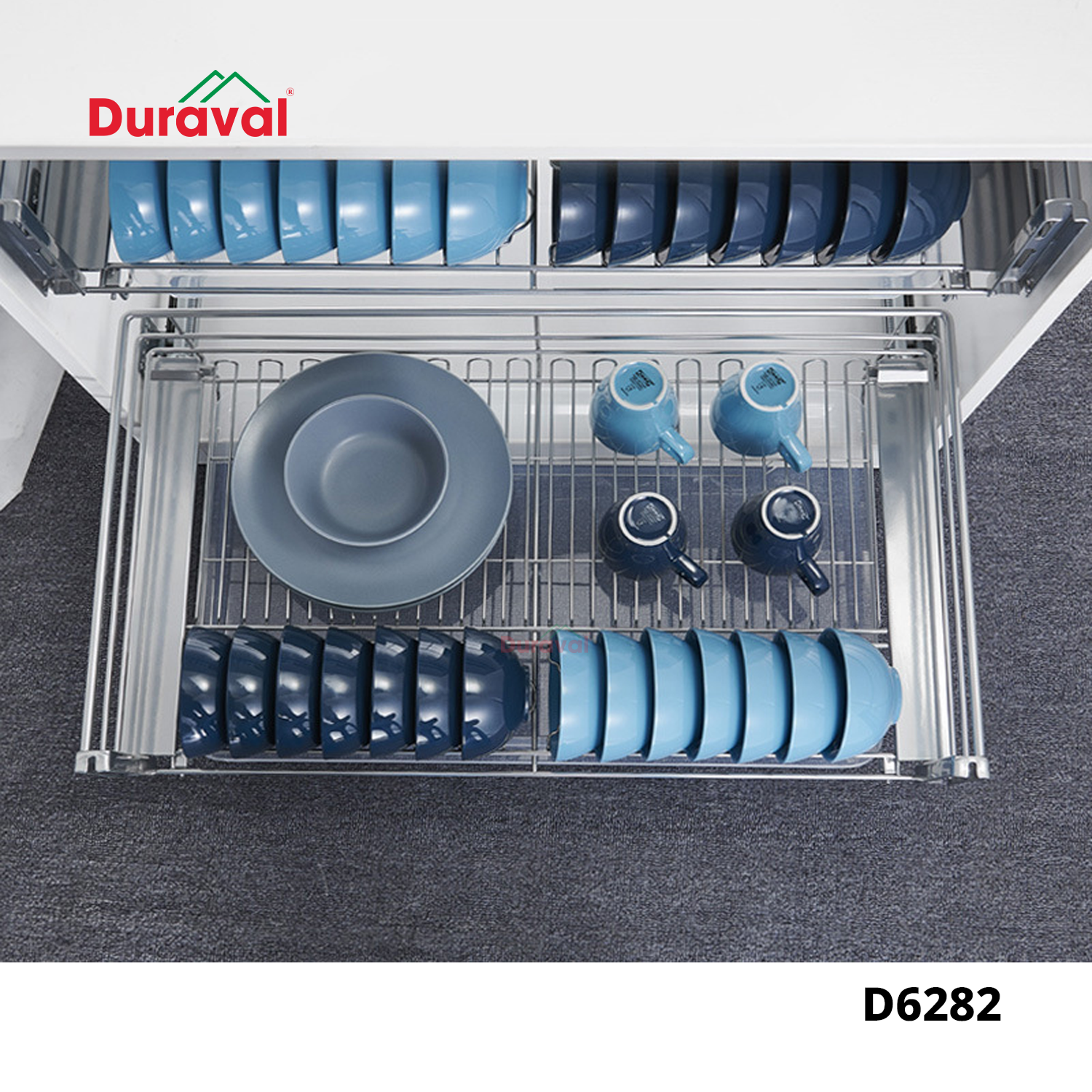 D6282 - Bộ 2 giá bát đĩa xoong nồi inox 304 Duraval D6282.png