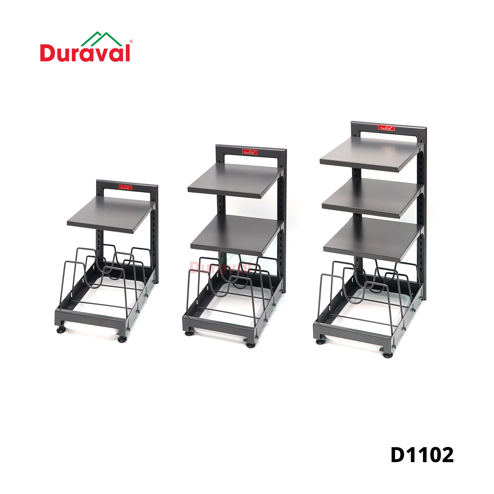 D1102 - Bộ giá để xoong nồi, Lắp Duraval D1102.jpg