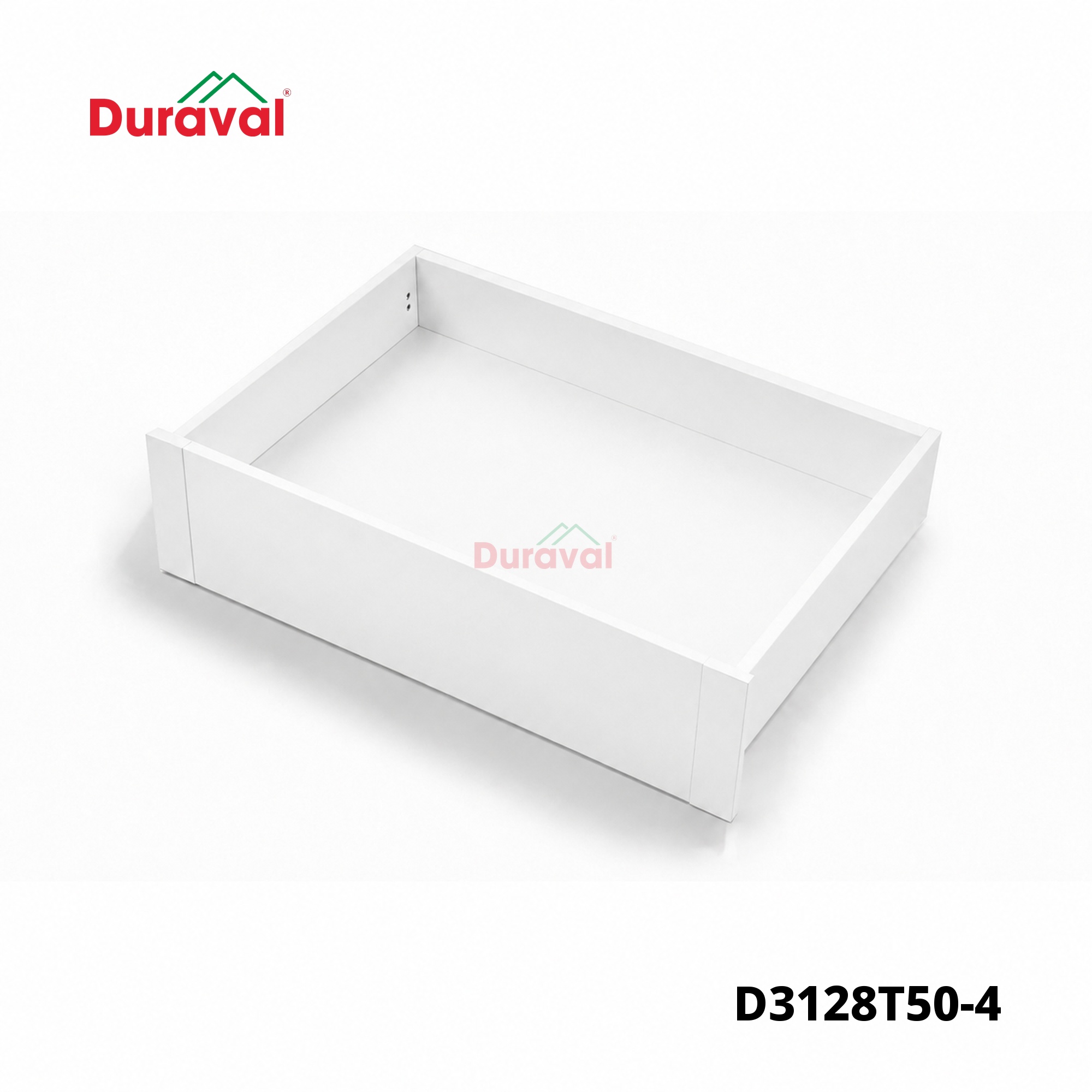 Bộ trắng mờ - Ray giảm chấn nhấn mở 500mm D3128T50