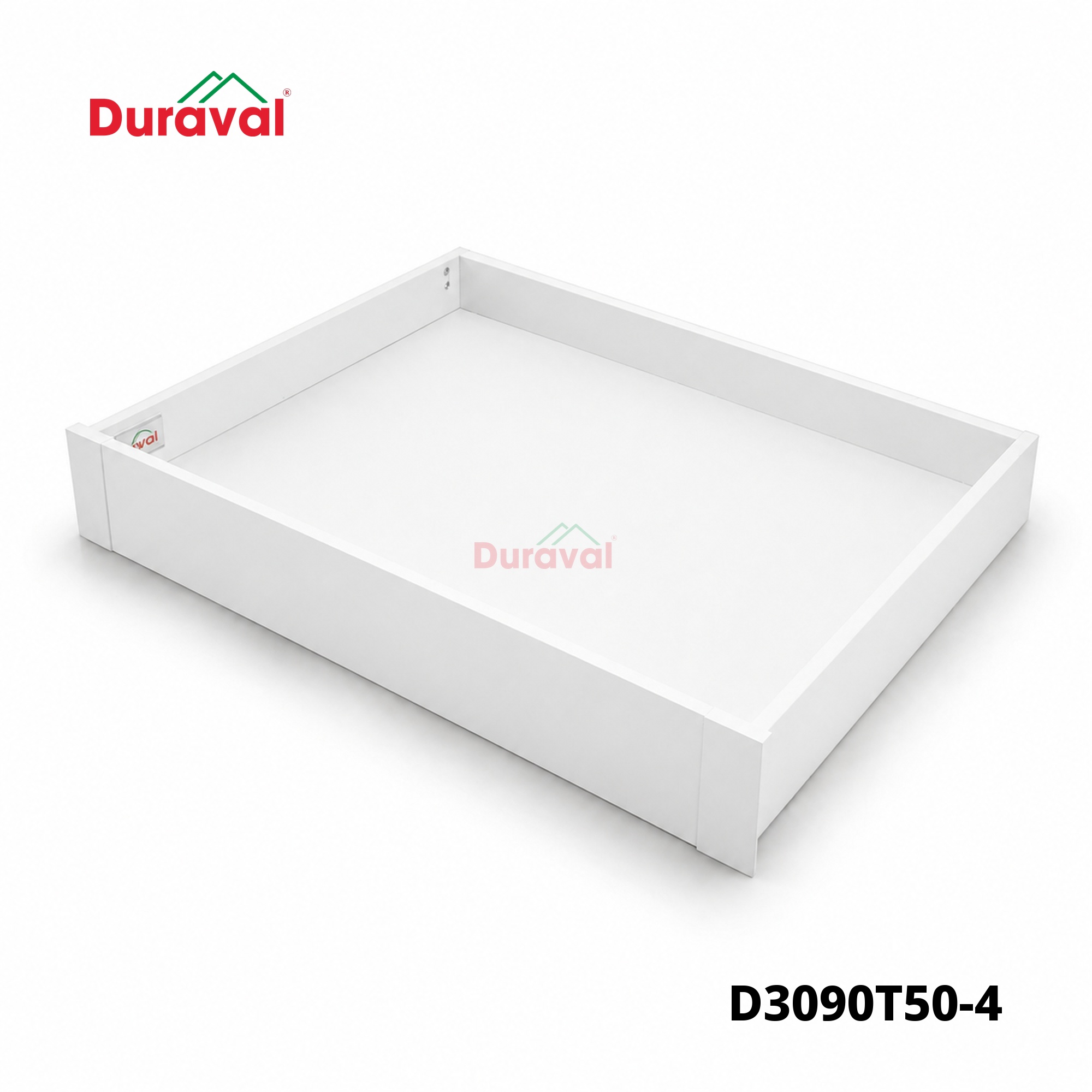 Bộ trắng mờ - Ray giảm chấn nhấn mở 500mm D3090T50