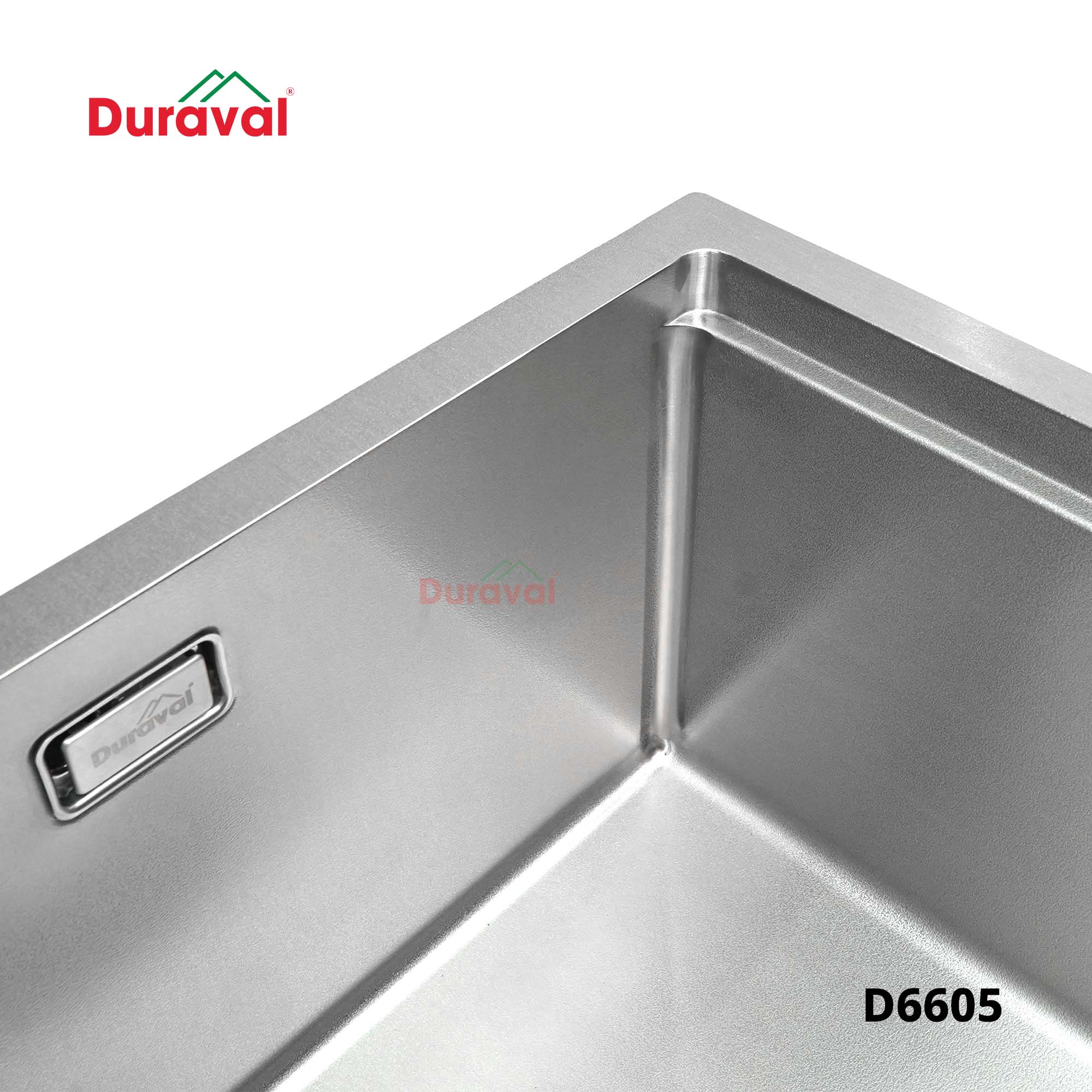 D6605 - Chậu rửa 1 hố inox 304 Duraval D6605.jpg