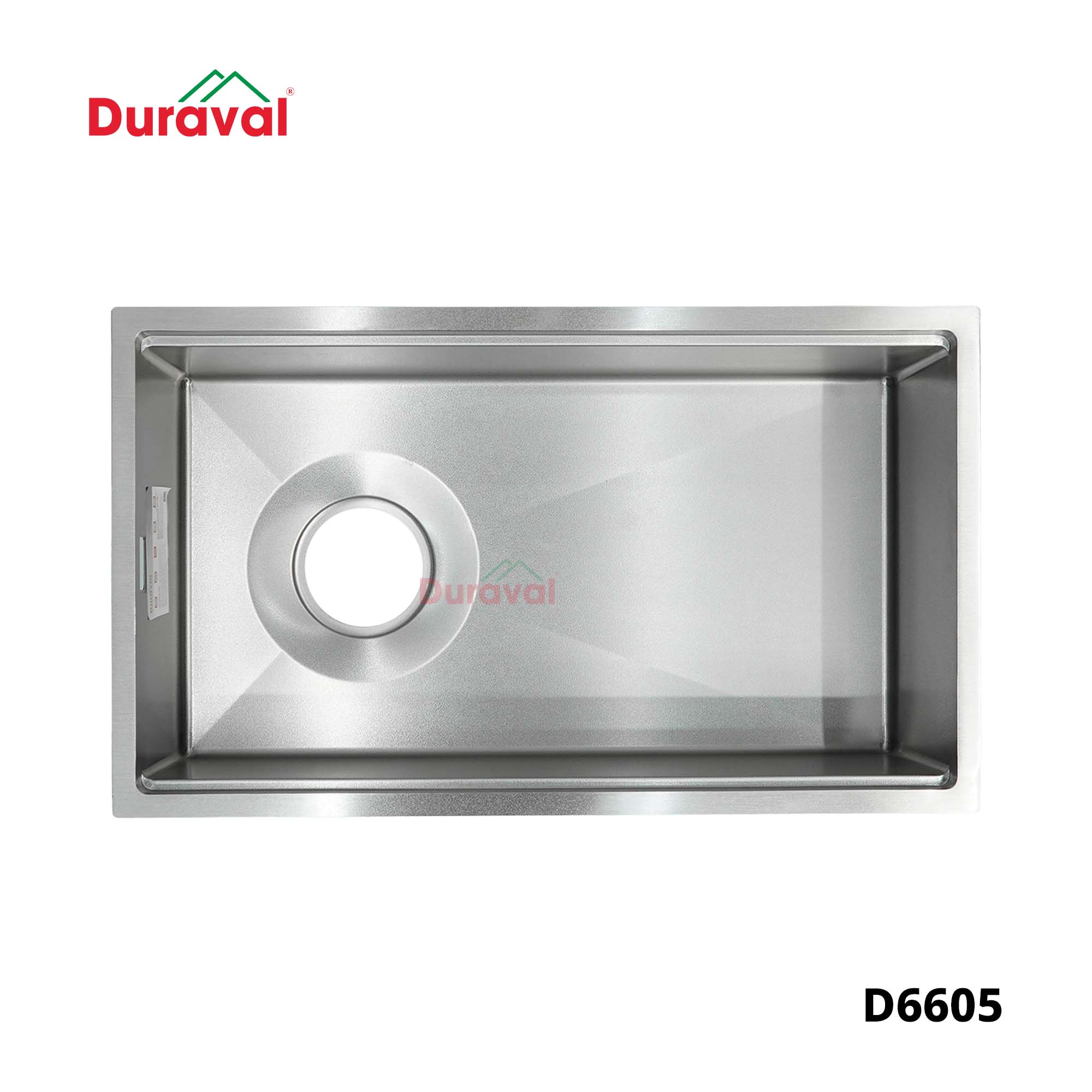 D6605 - Chậu rửa 1 hố inox 304 Duraval D6605.jpg
