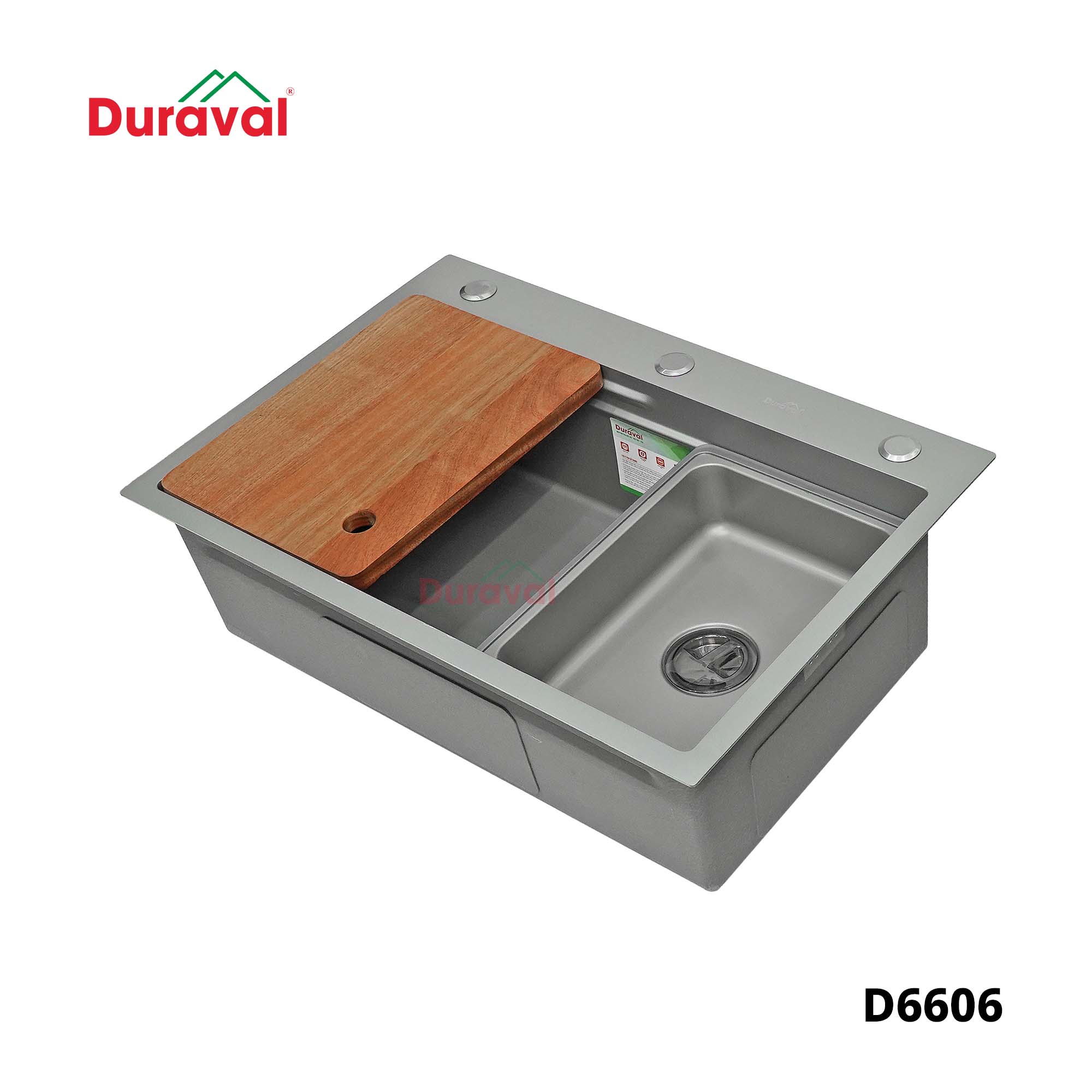 D6606 - Chậu rửa 1 hố inox 304 Duraval D6606-1.jpg