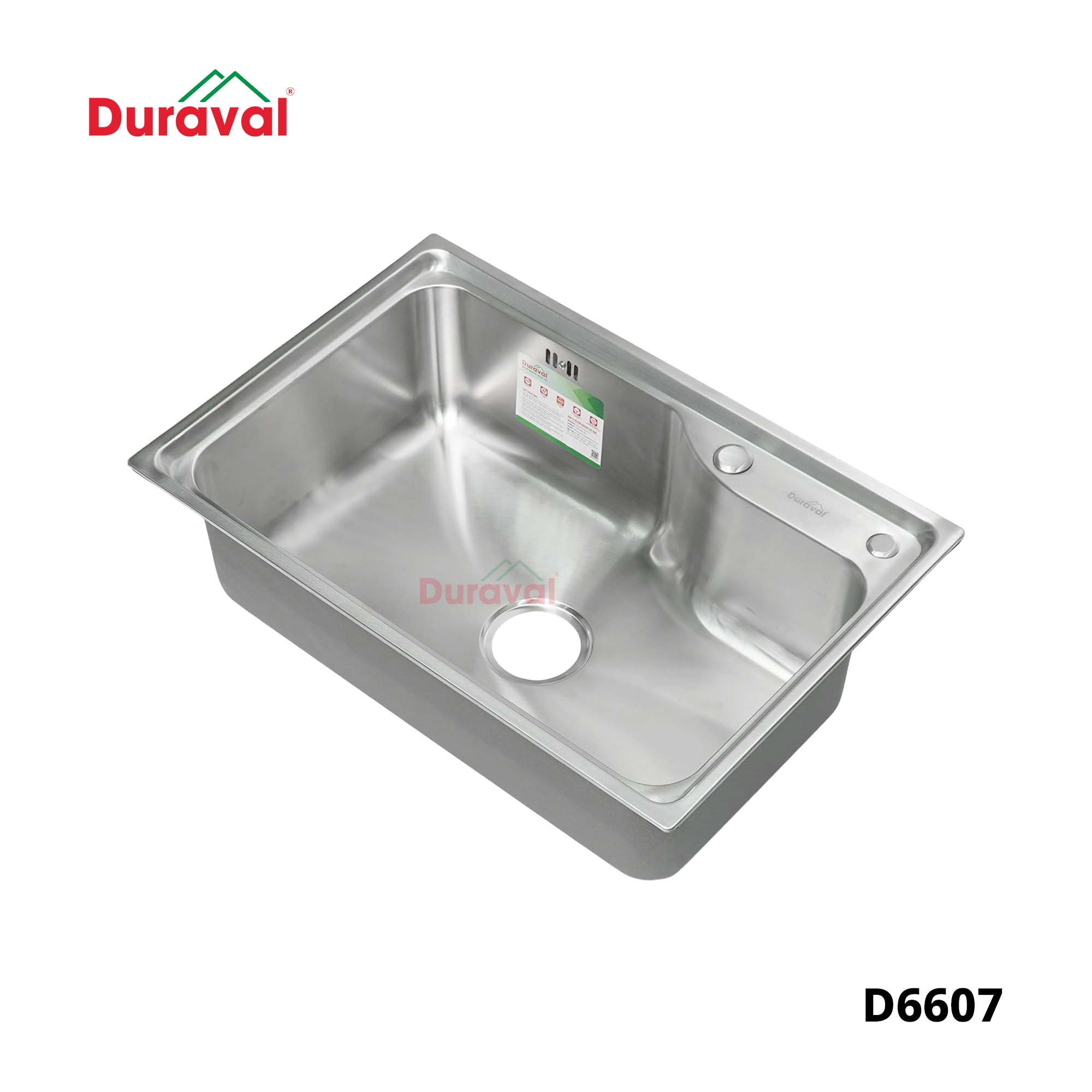 D6607 - Chậu rửa 1 hố inox 304 Duraval D6607-1.jpg