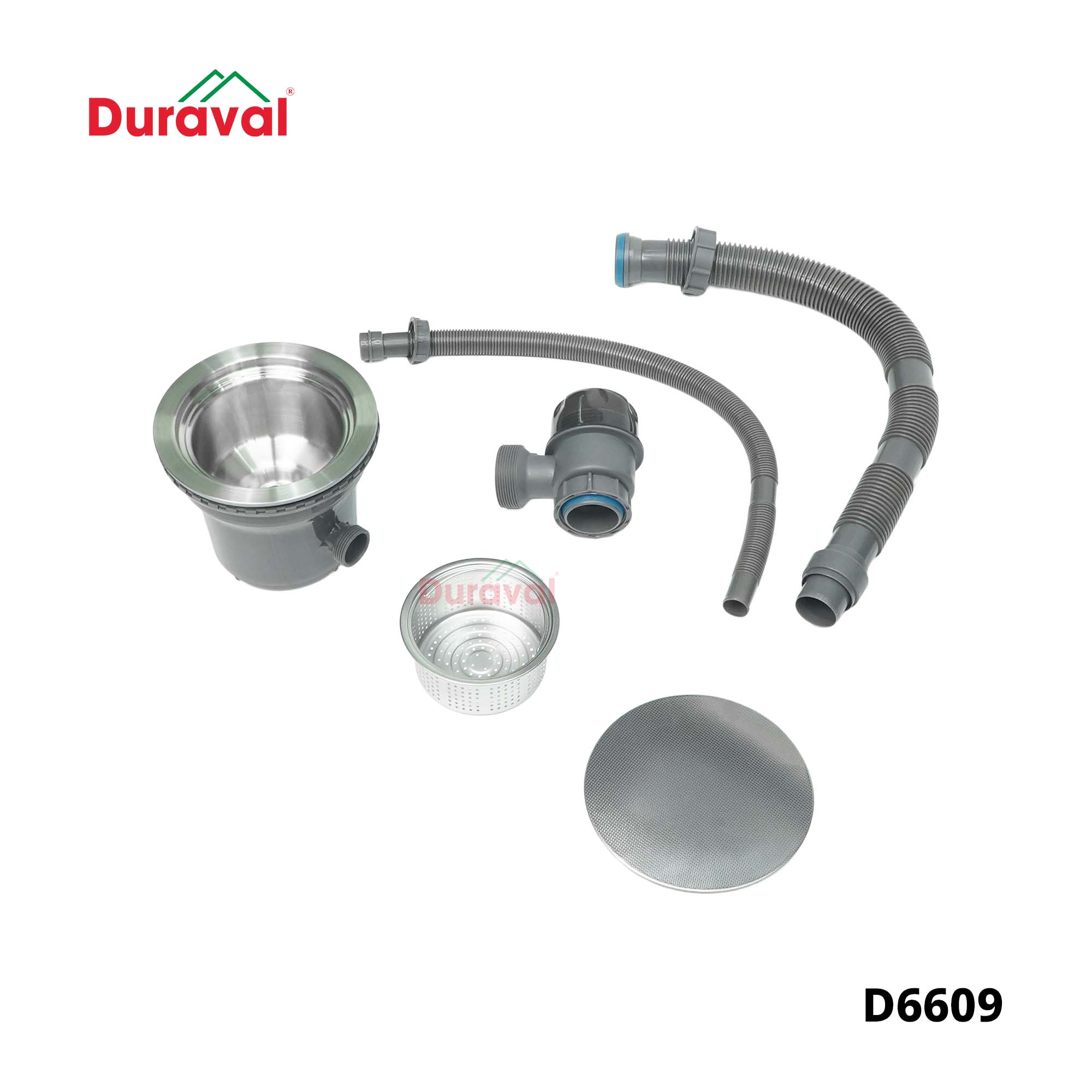 D6609 - Chậu rửa 1 hố inox 304 Duraval D6609.jpg