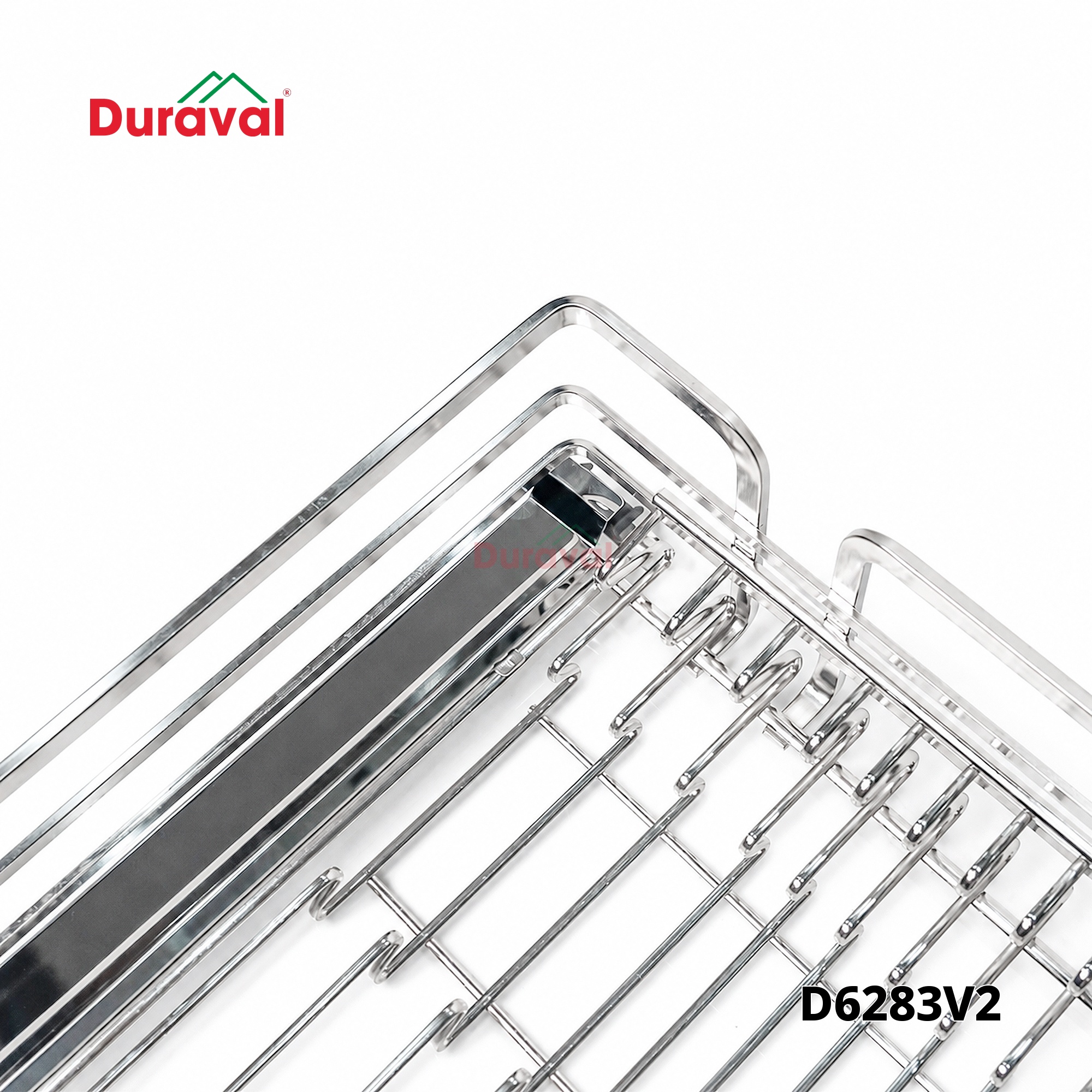 D6283V2 - Giá bát đĩa đa năng nan oval inox 304 Duraval D6283V2 (5).jpg